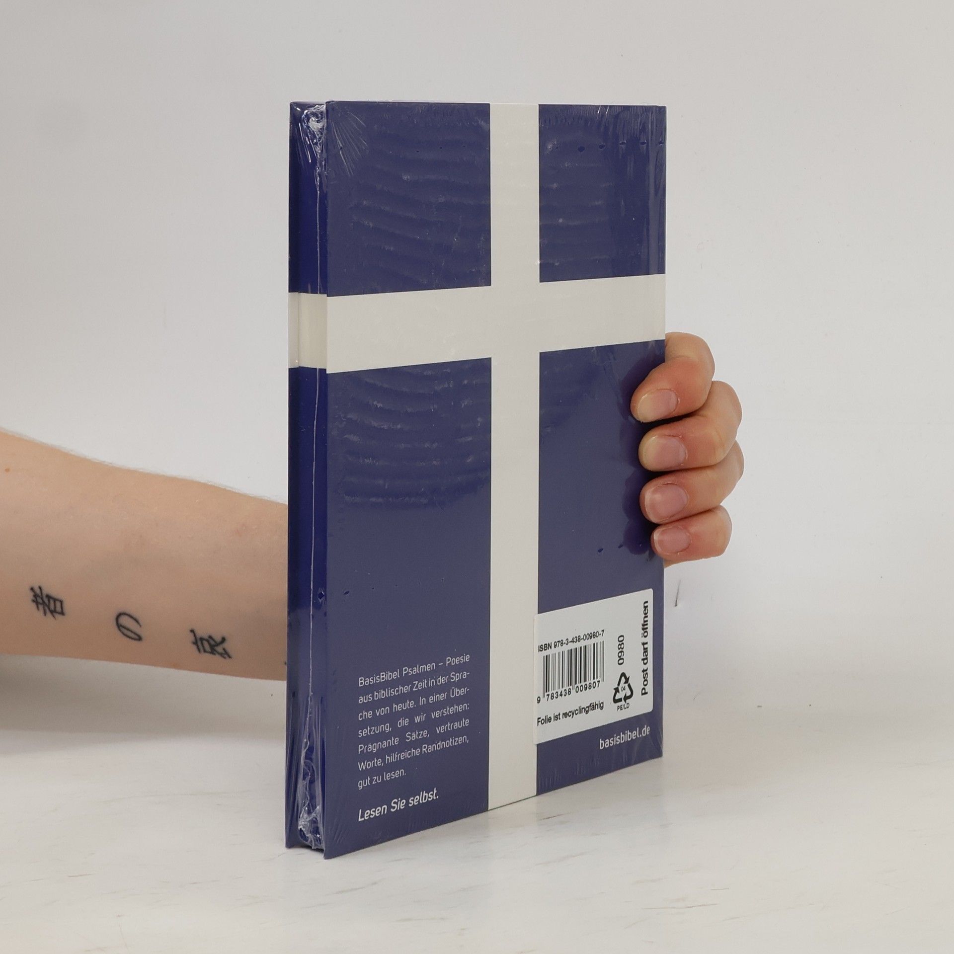 Deutsche Bibelgesellschaft BasisBibel - PS - Die Psalmen, flexibler Einband blau