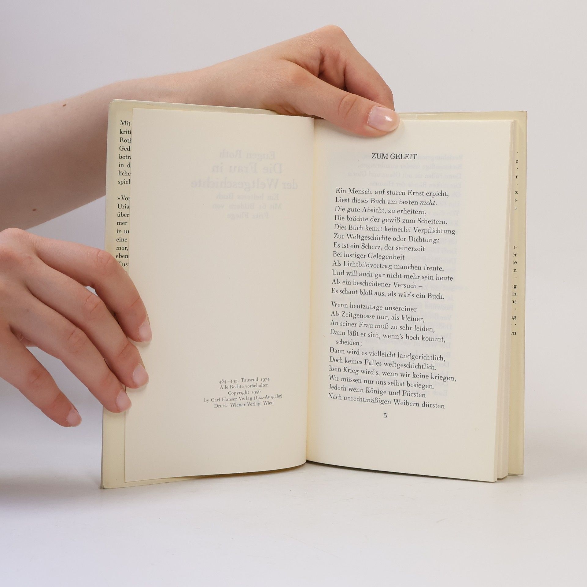 Eugen Roth Die Frau in der Weltgeschichte: Ein heiteres Buch