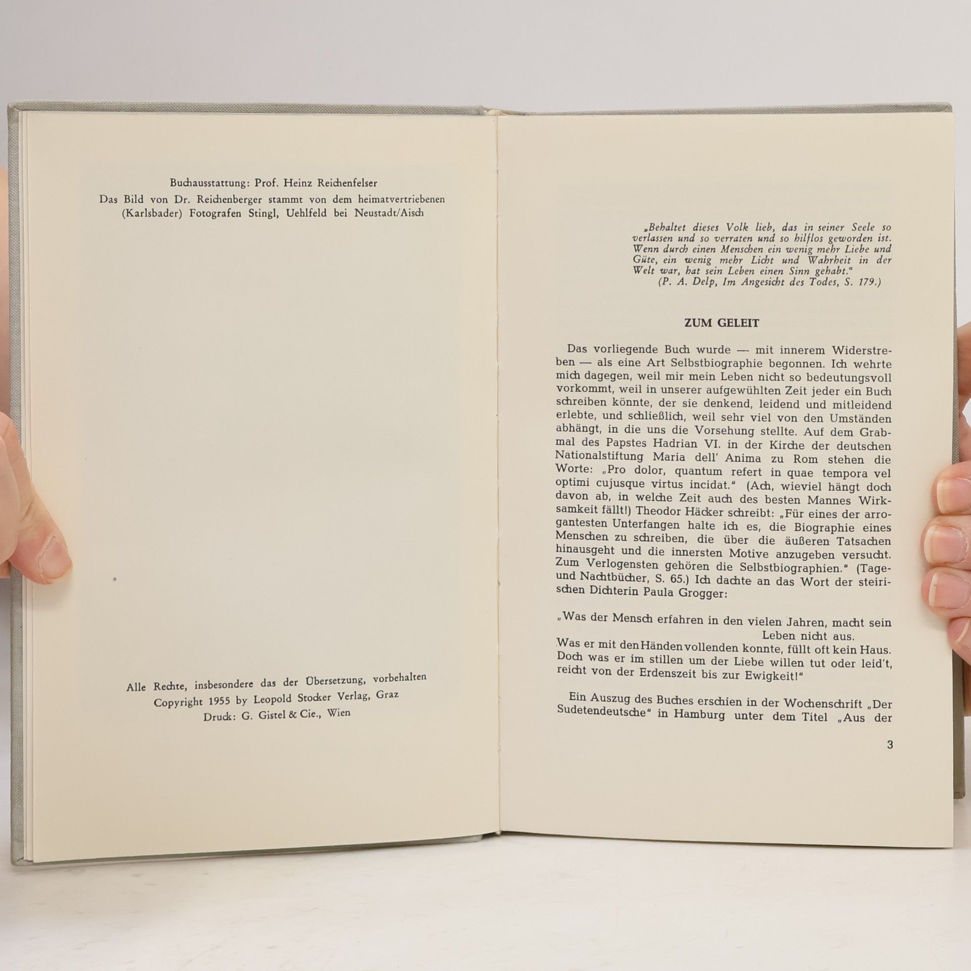 E. J. Reichenberger Wider Willkür und Machtrausch