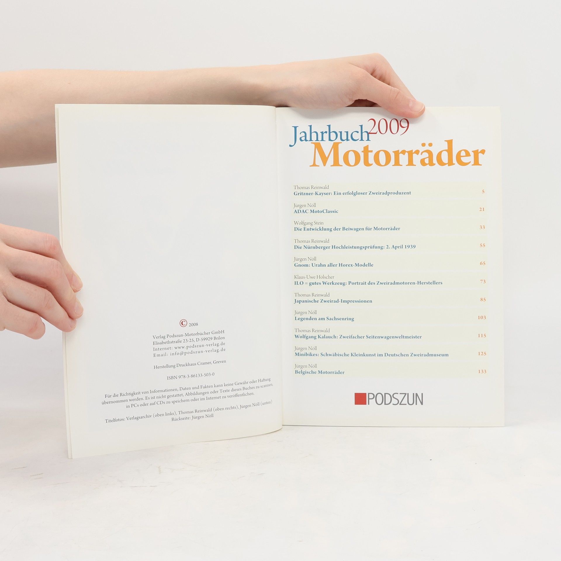 Thomas Reinwald Jahrbuch Motorräder 2009