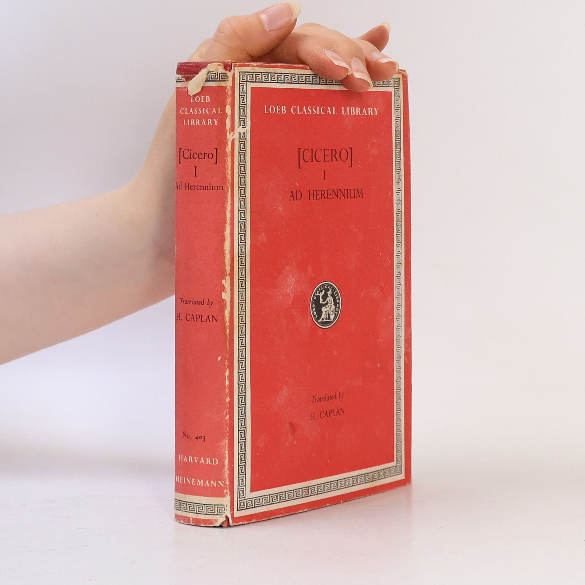 Harry Caplan Cicero. Ad C. Herennium