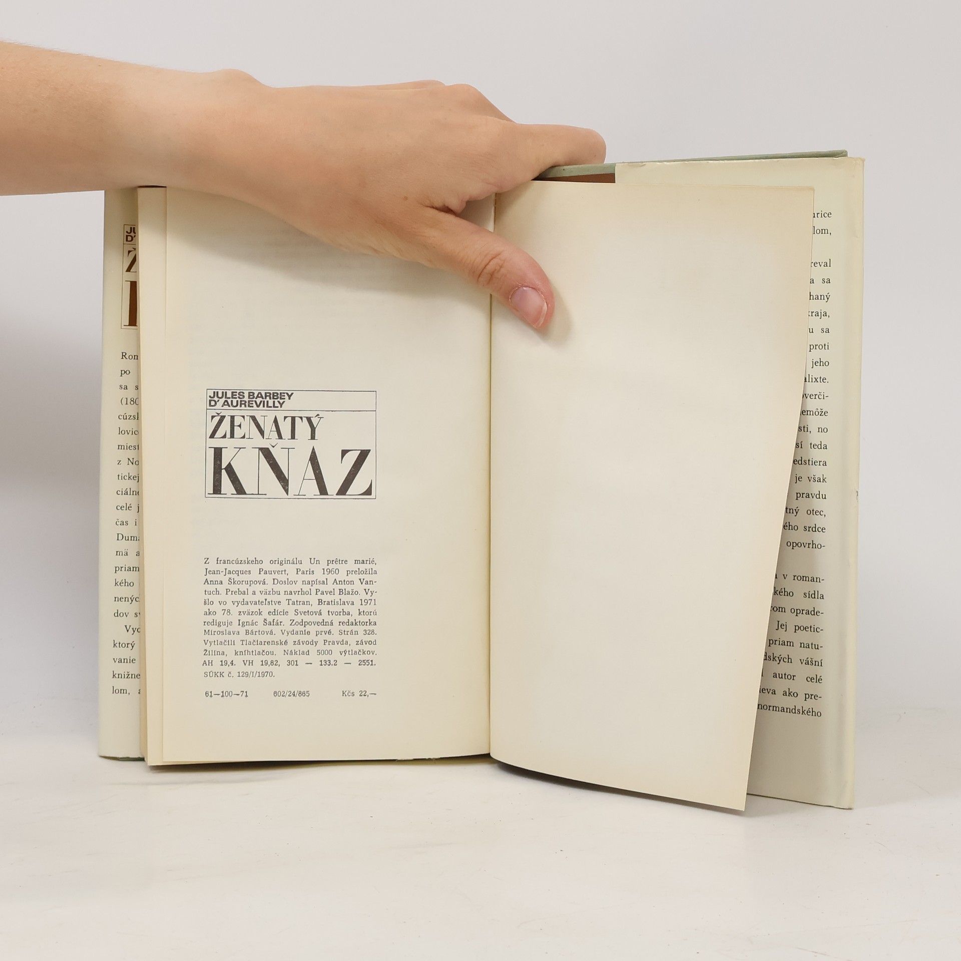 Jules Amédée Barbey d'Aurevilly Ženatý kňaz
