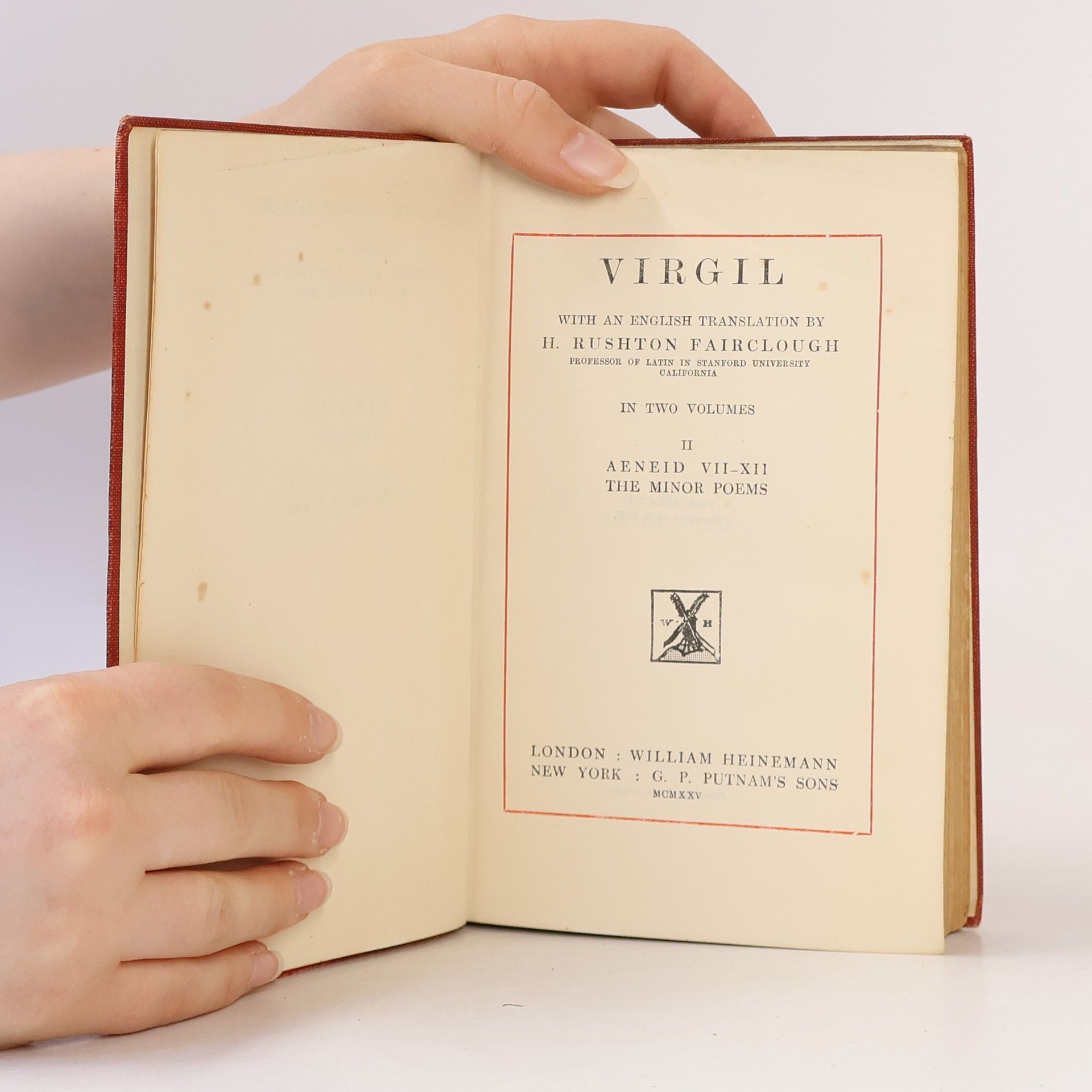 Publius Vergilius Maro Aeneid VII-XII.