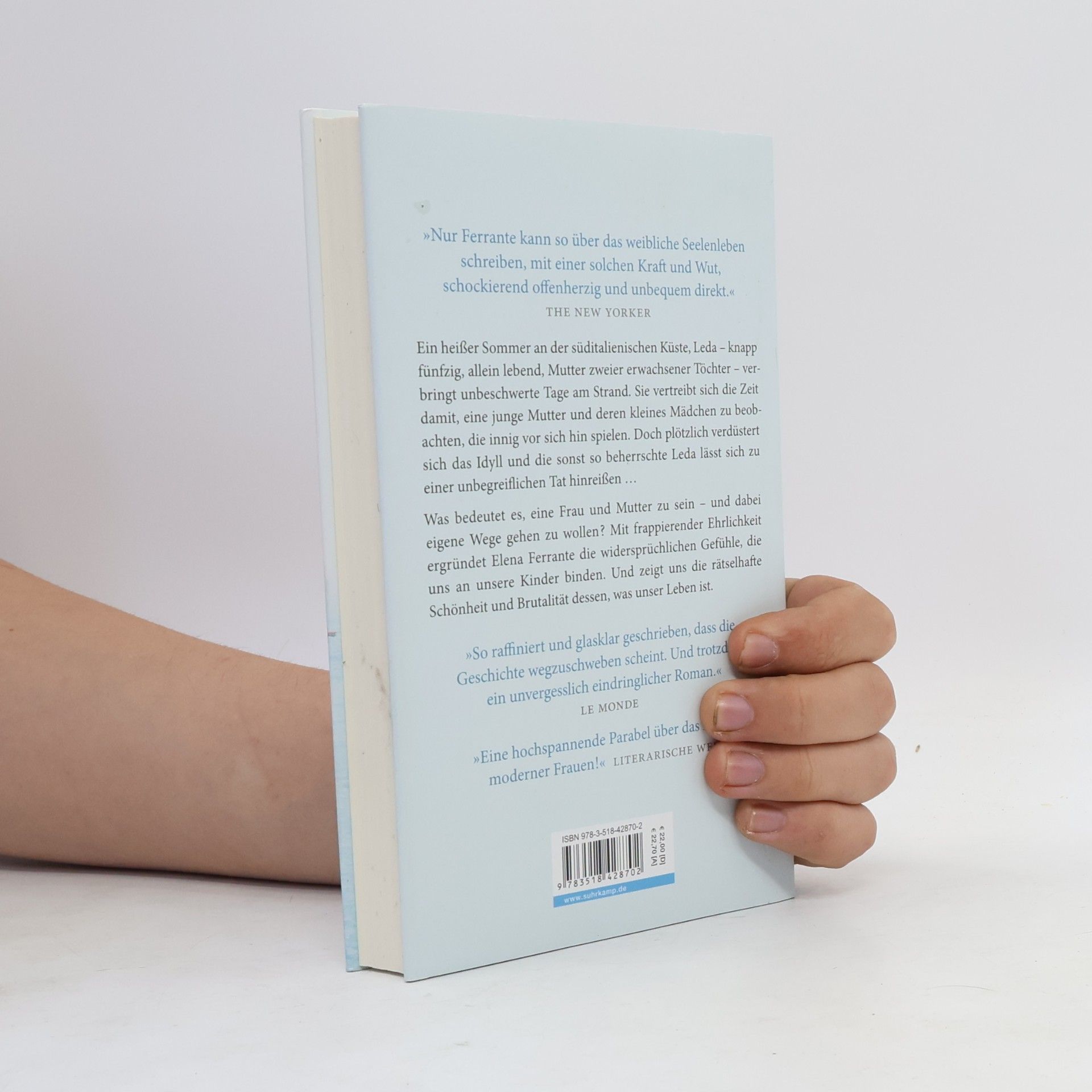 Elena Ferrante Frau im Dunkeln