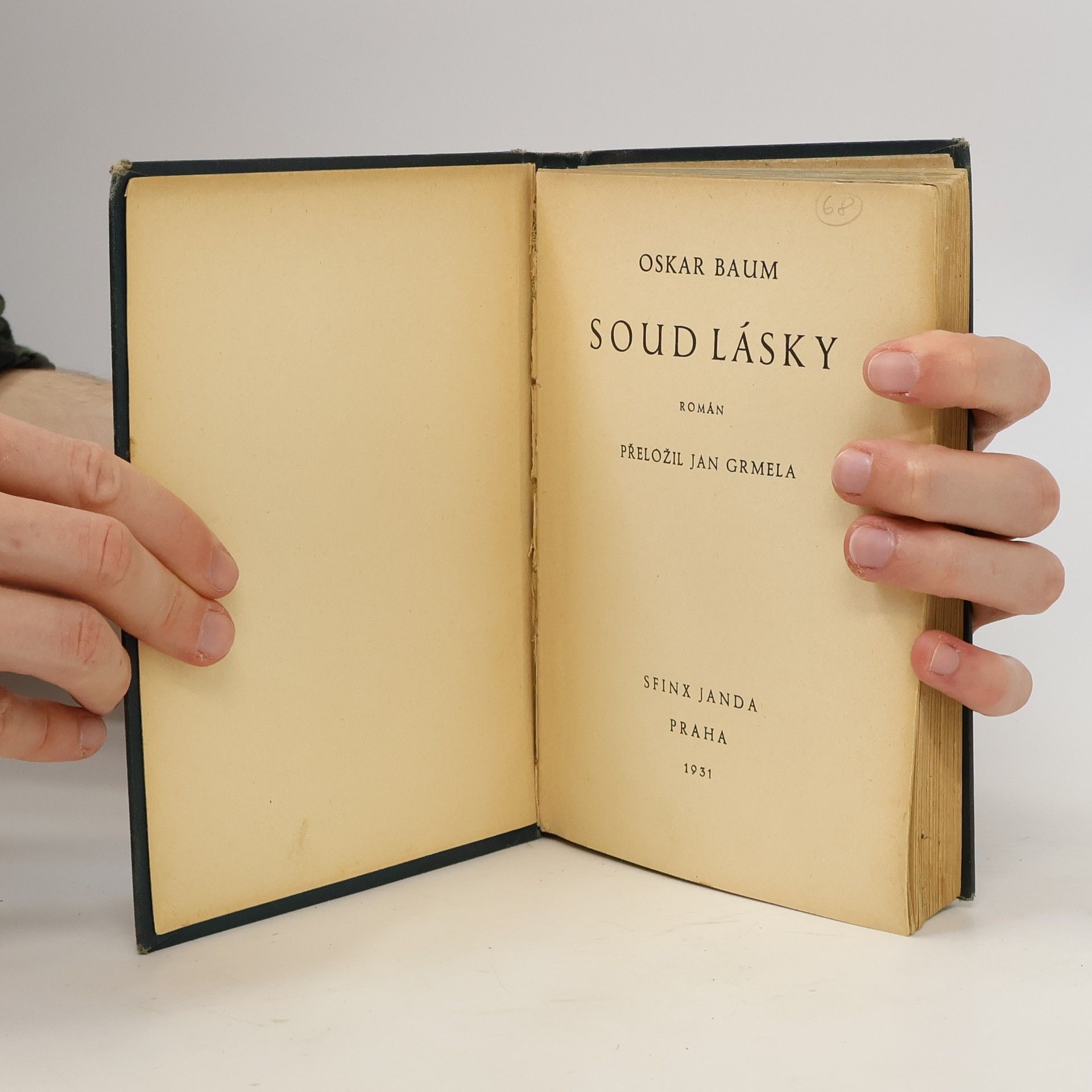 Oskar Baum Soud lásky