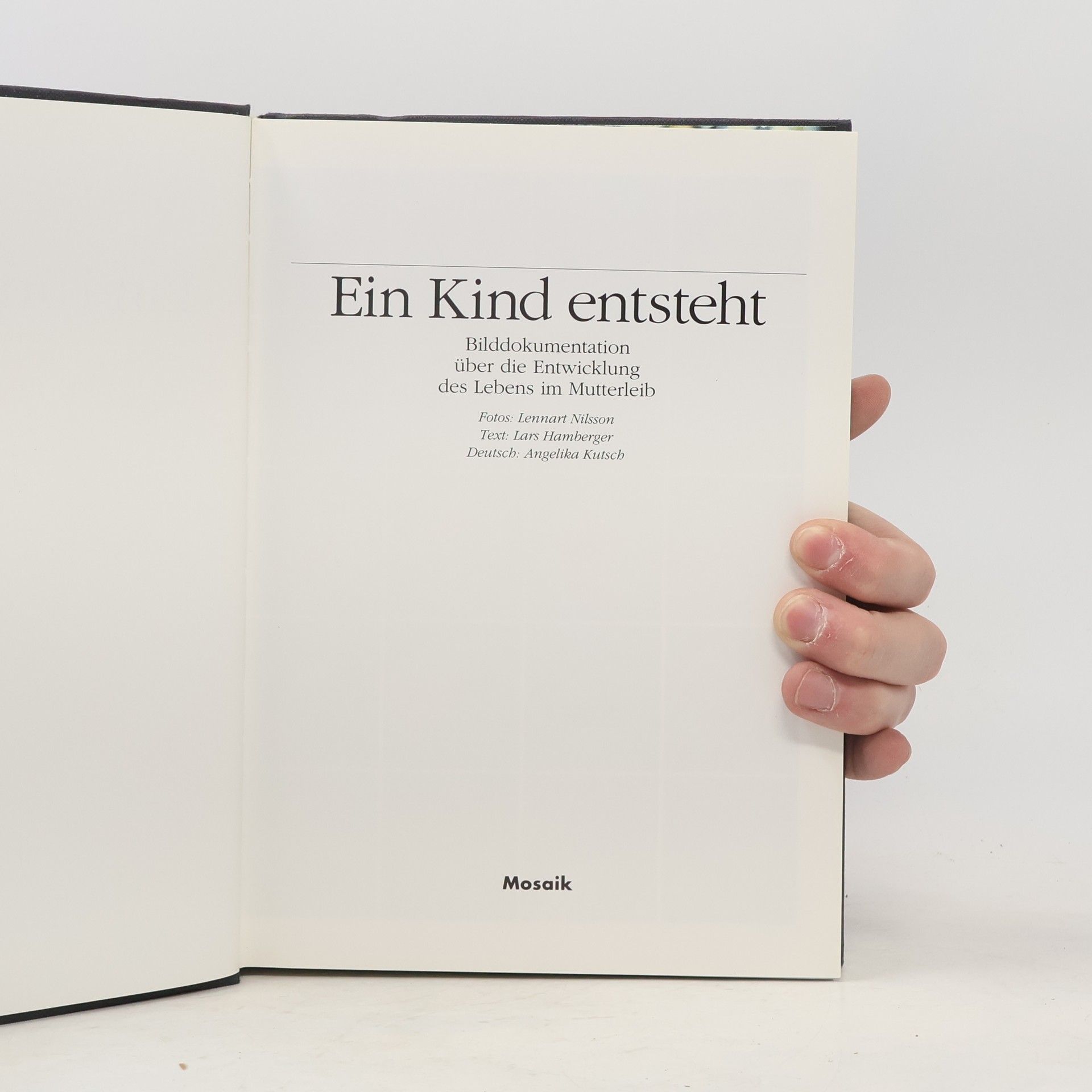 Lennart Nilsson Ein Kind entsteht