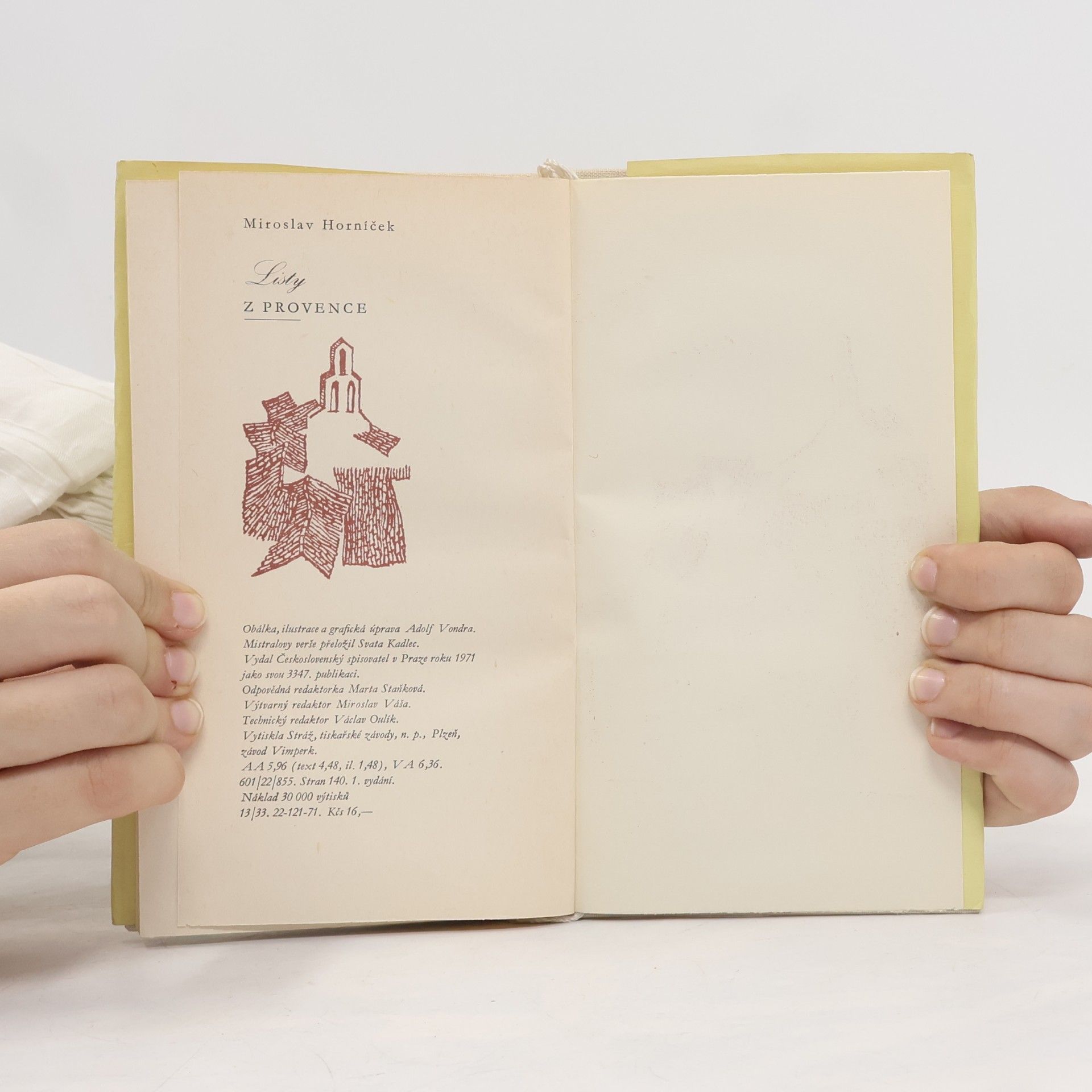 Miroslav Horníček Listy z Provence