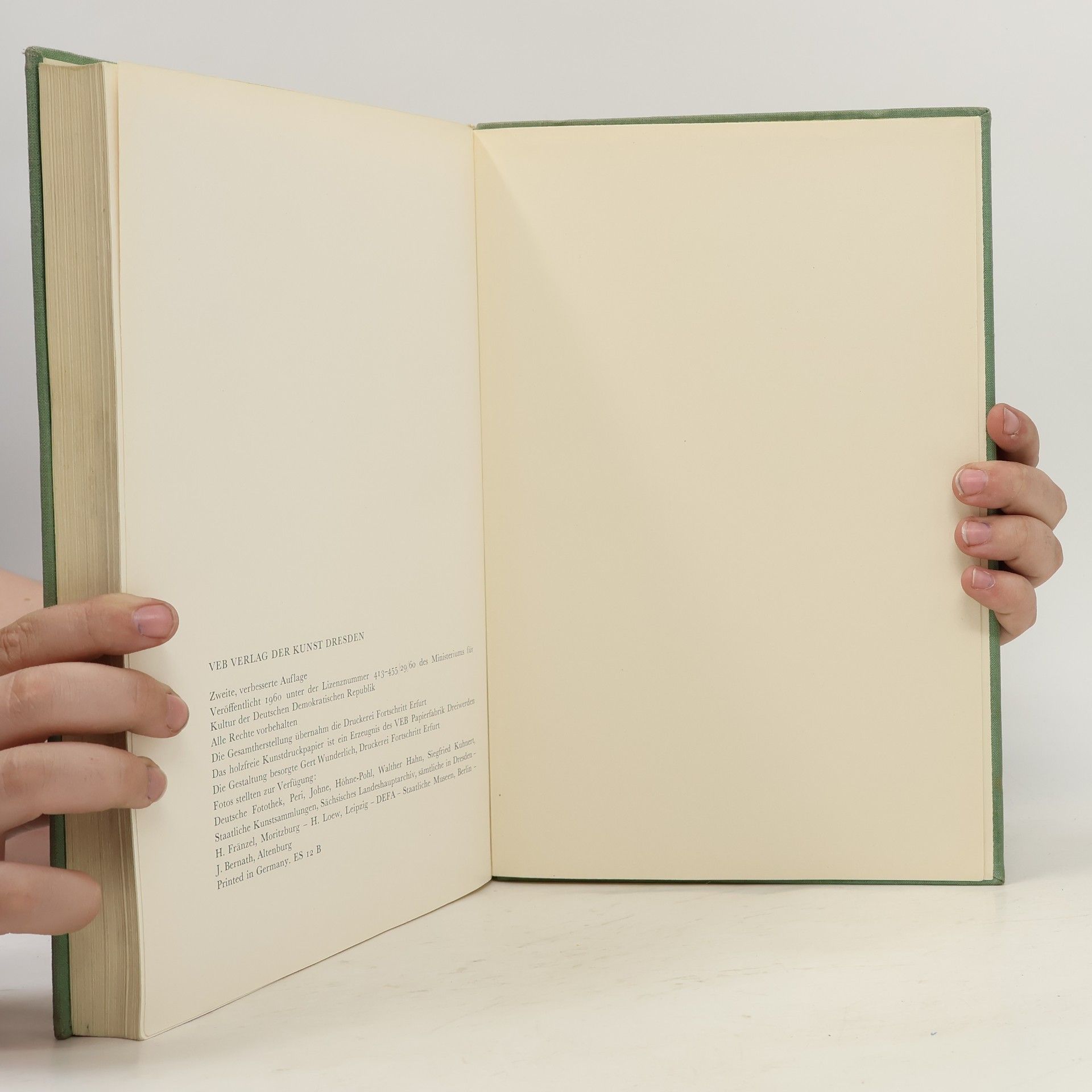 Various authors Das Dresdener Galeriebuch