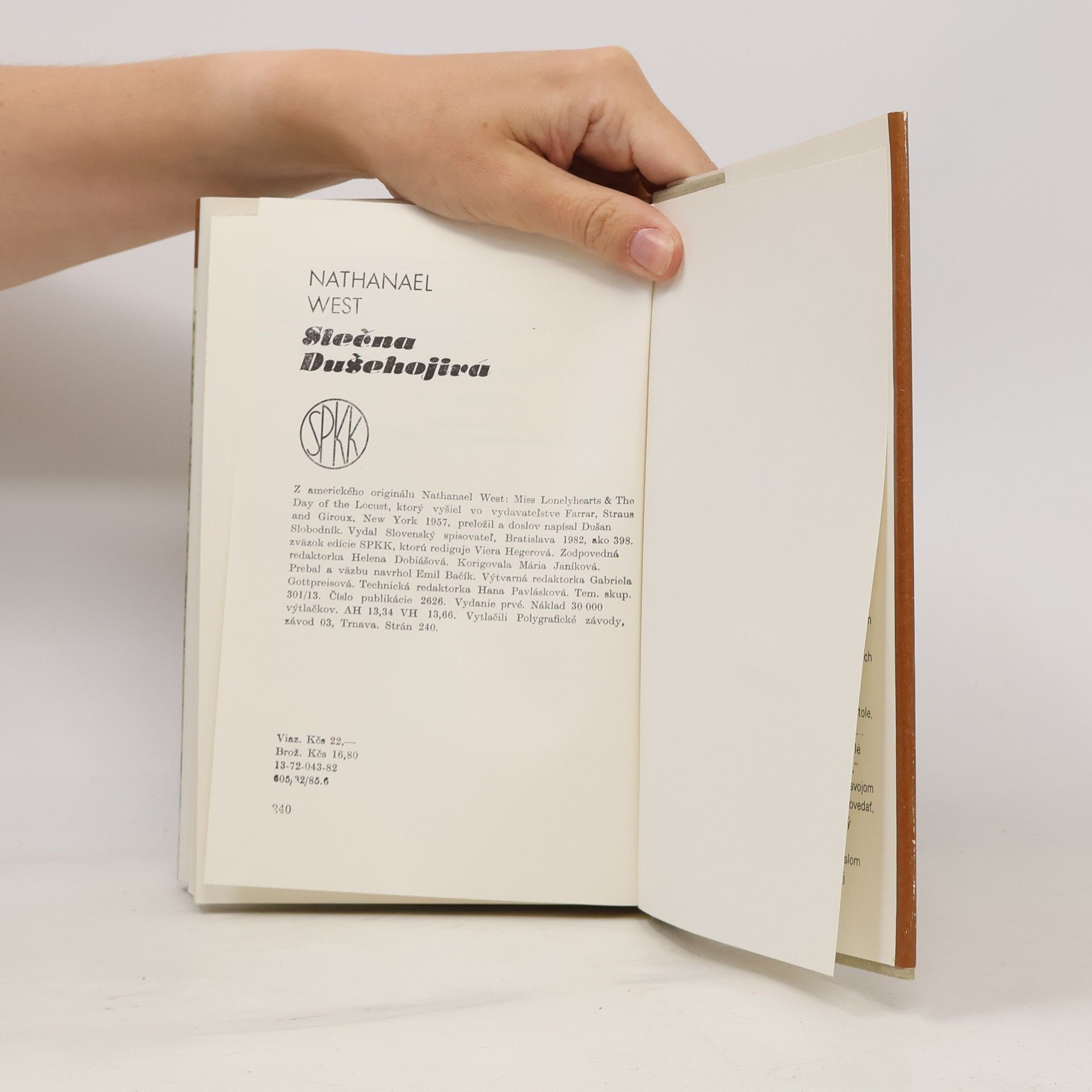 Nathanael West Slečna Dušehojivá