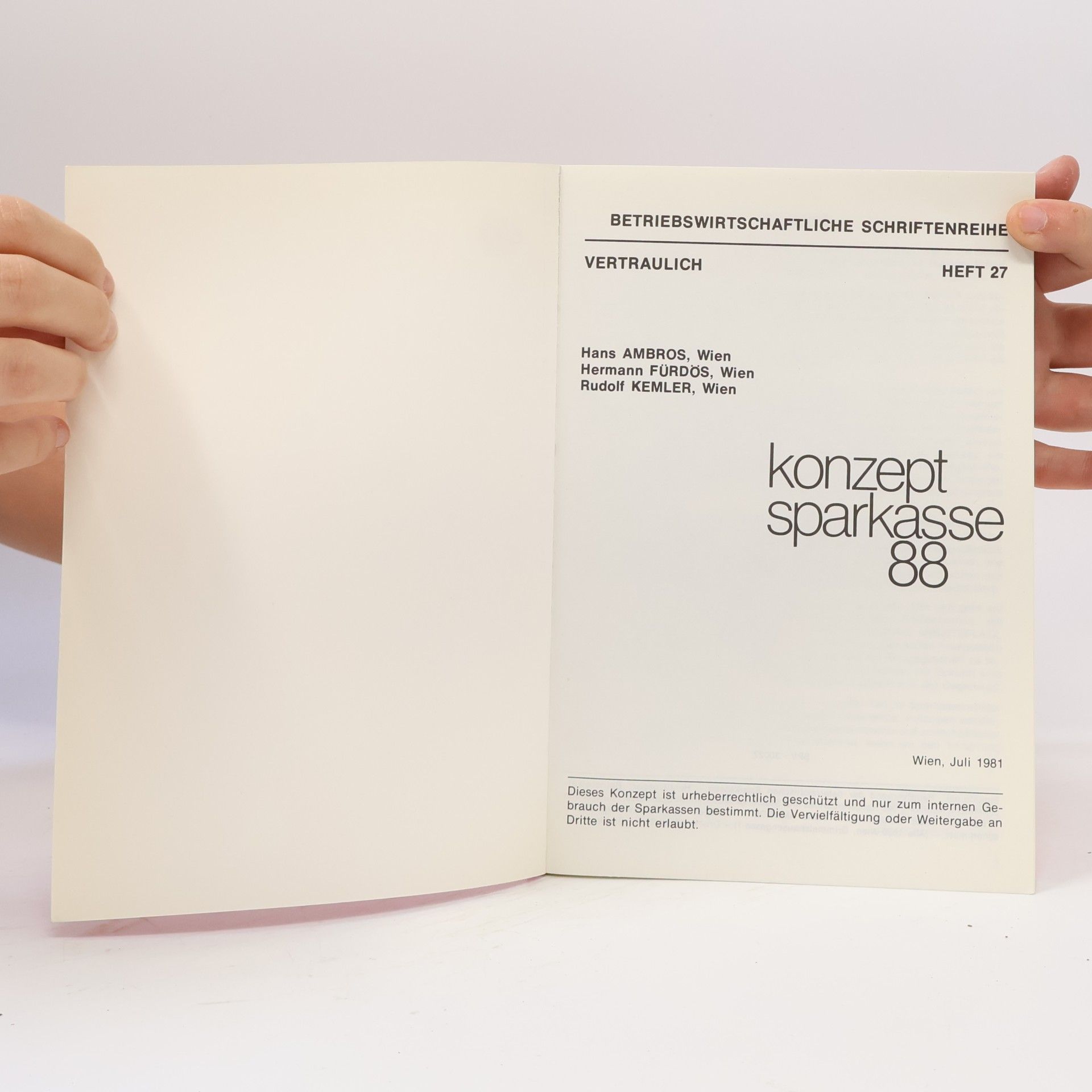 Autorenkollektiv Konzept Sparkasse 88