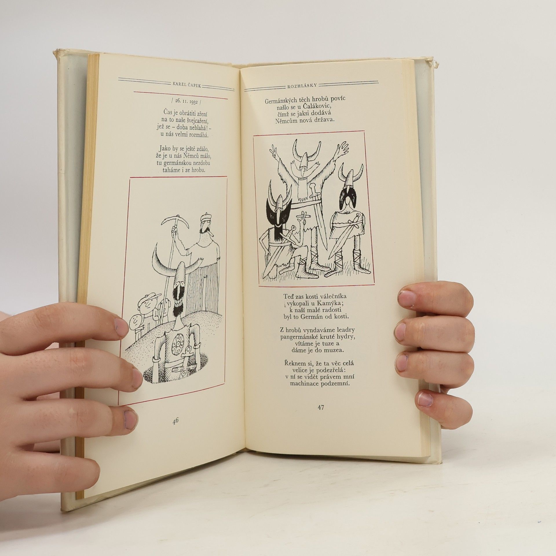 Karel Čapek Drobty pod stolem doby