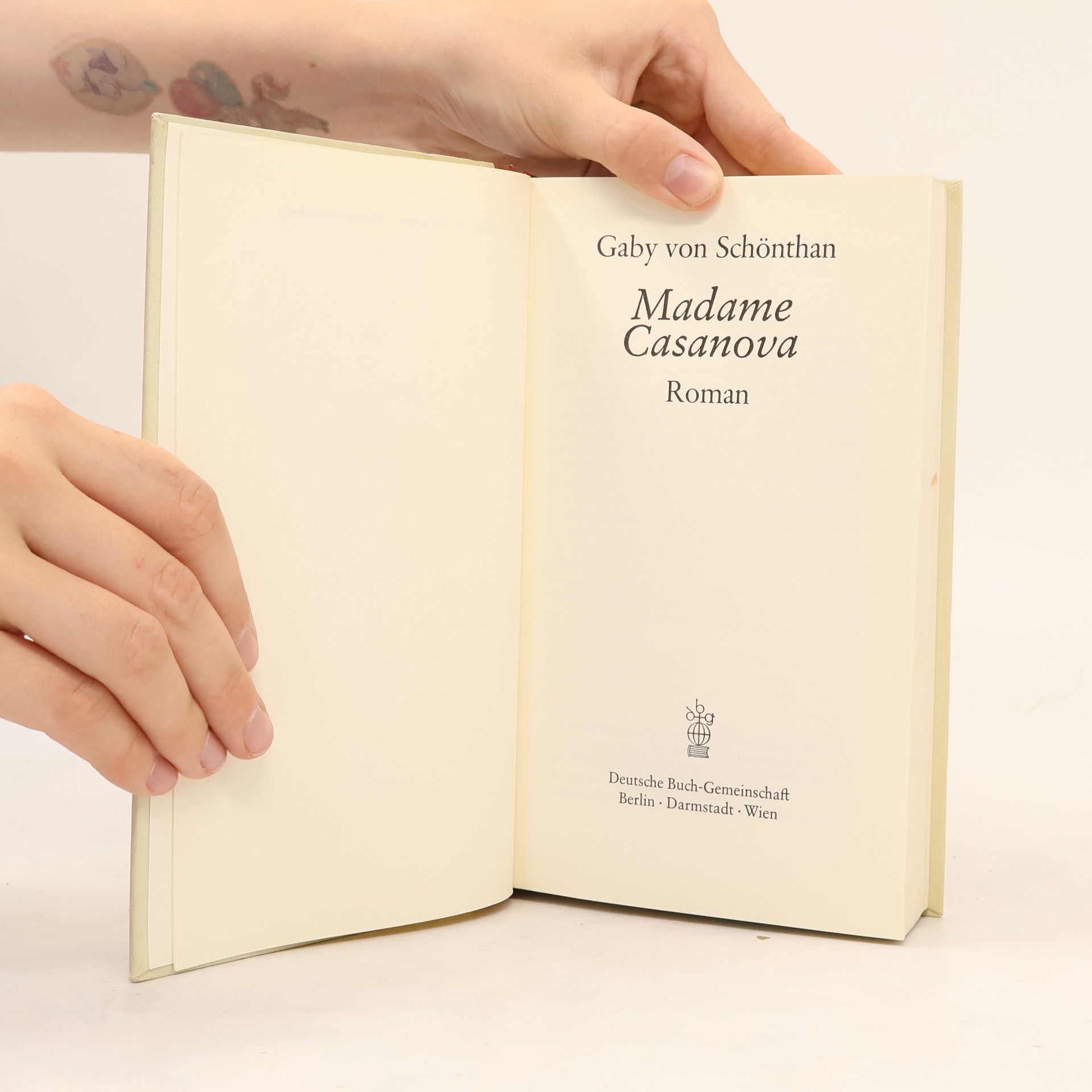 Gaby von Schönthan Madame Casanova