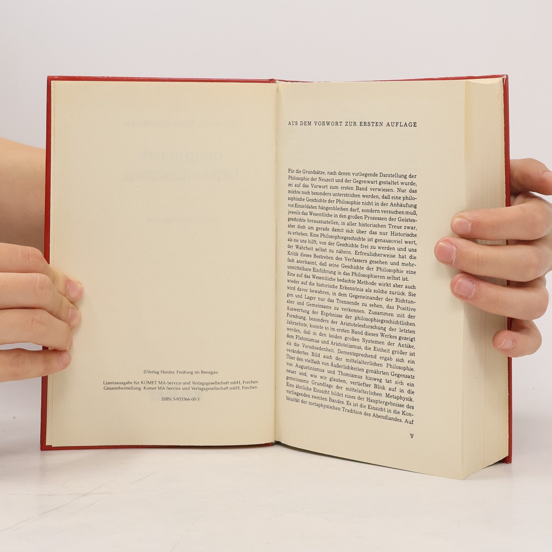 Johannes Hirschberger Geschichte der Philosophie II. Neuzeit und Gegenwart