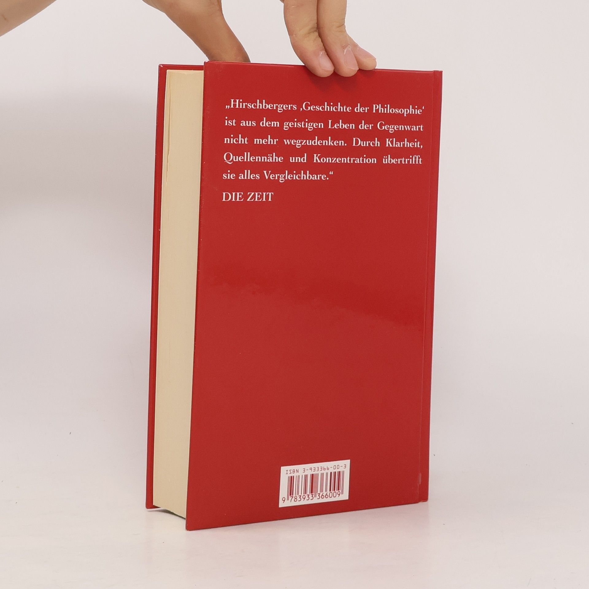Johannes Hirschberger Geschichte der Philosophie I. Altertum und Mittelater