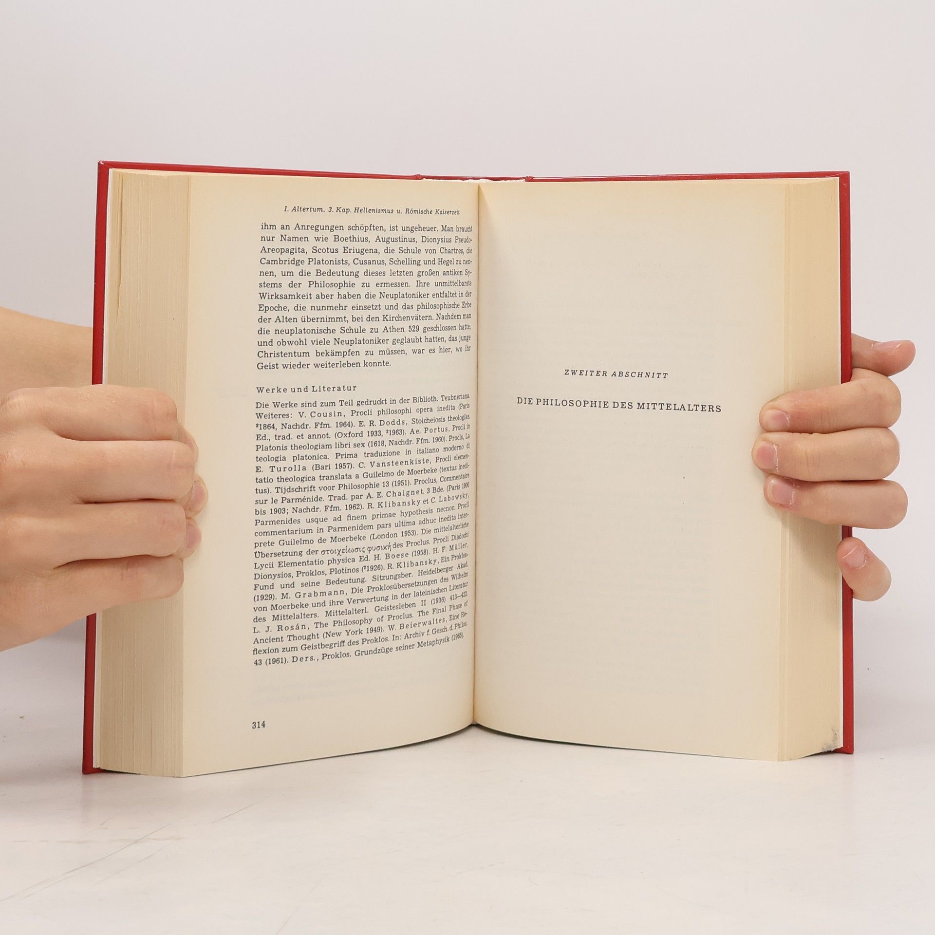 Johannes Hirschberger Geschichte der Philosophie I. Altertum und Mittelater
