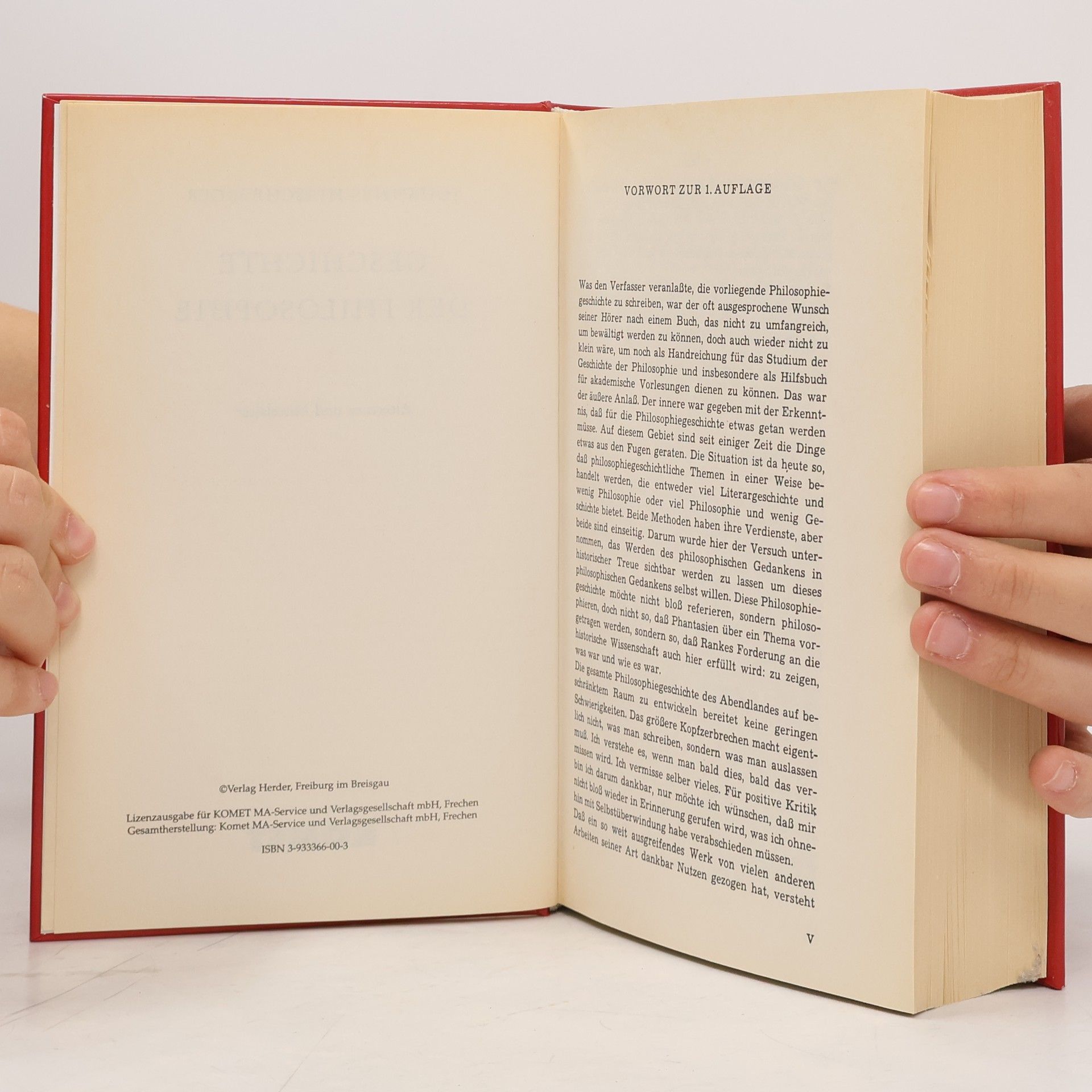 Johannes Hirschberger Geschichte der Philosophie I. Altertum und Mittelater