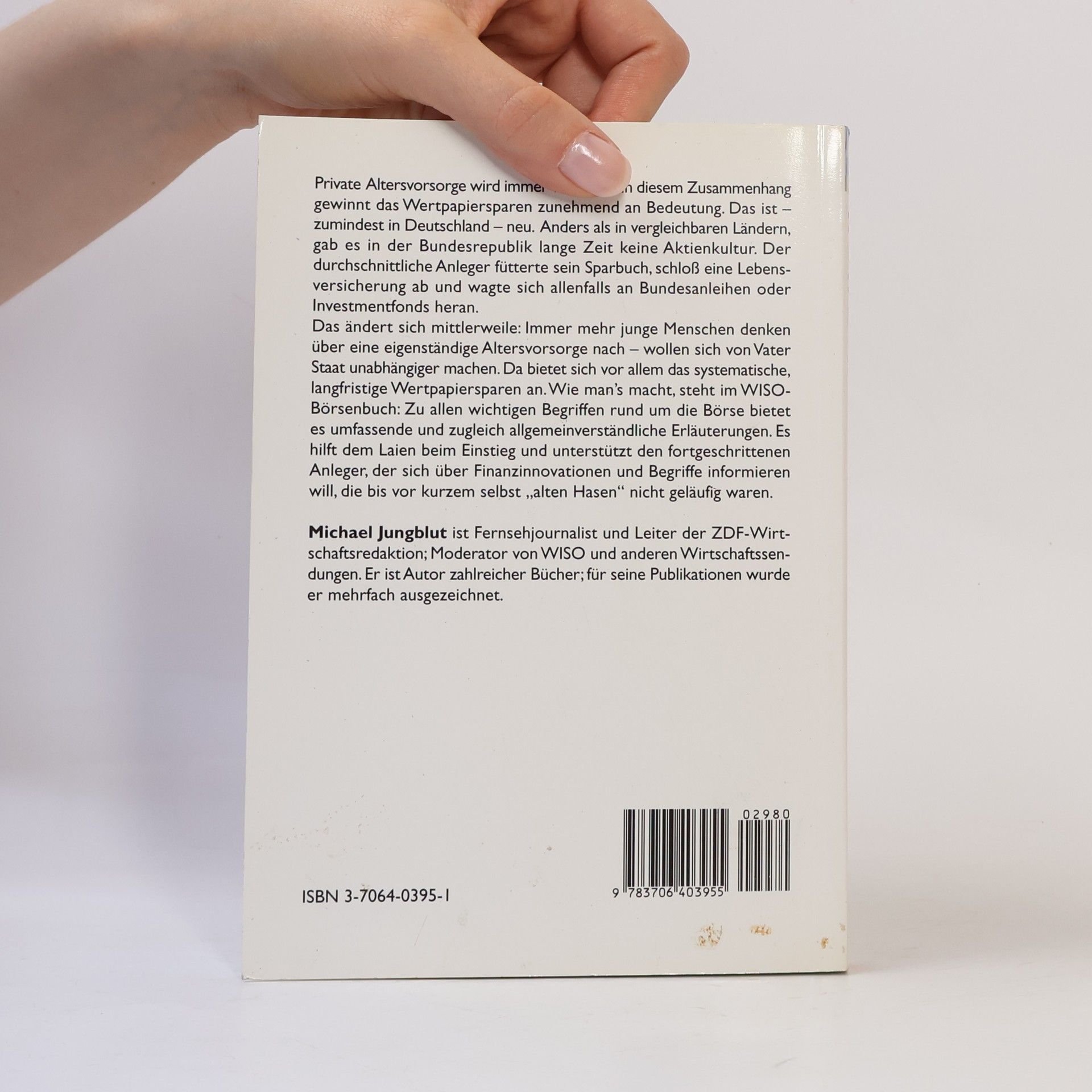 Michael Jungblut WISO Börsen-Buch - von Aktie bis Zinsswaps