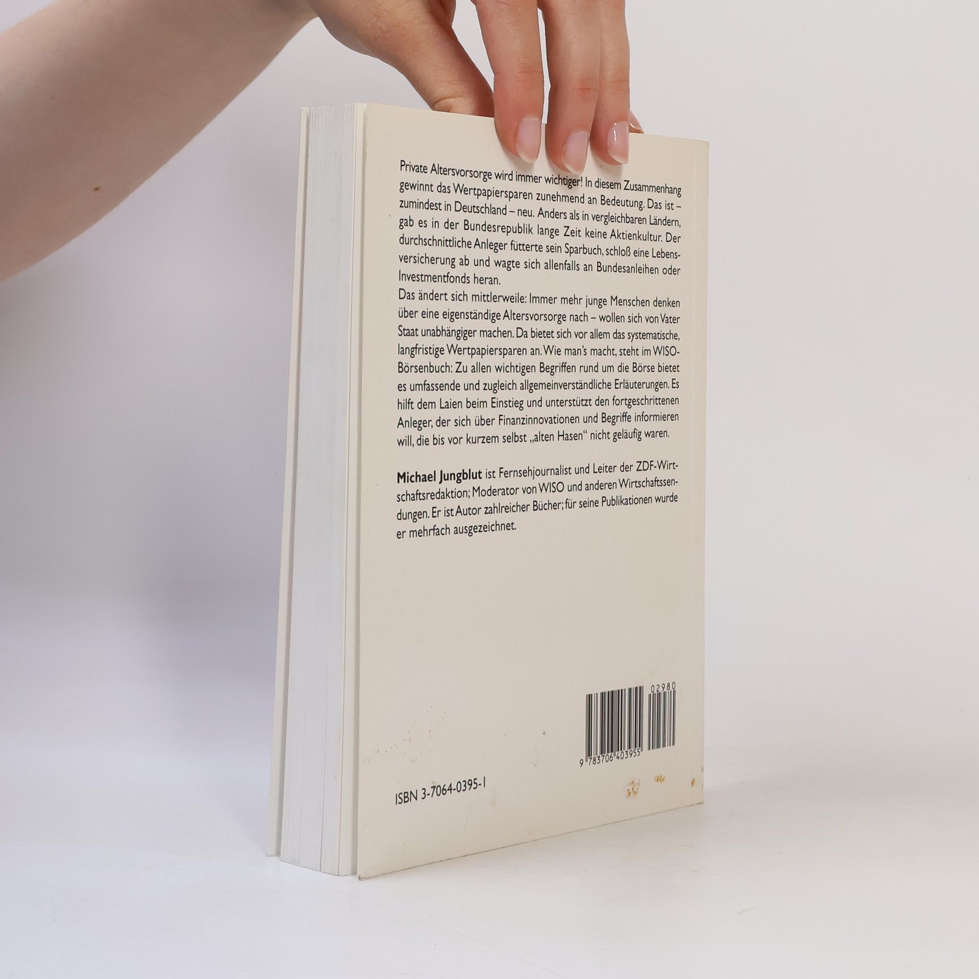 Michael Jungblut WISO Börsen-Buch - von Aktie bis Zinsswaps