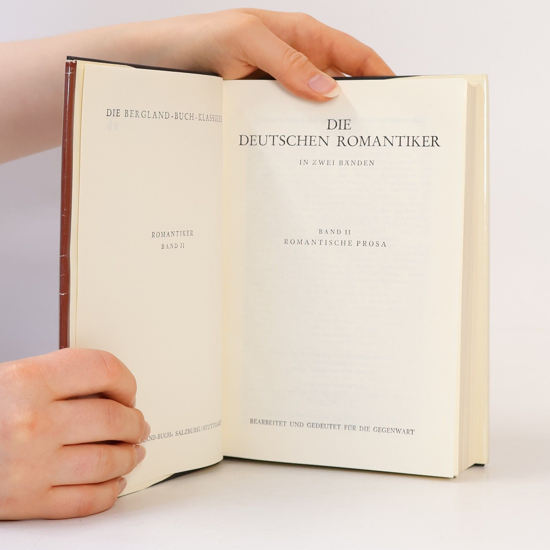 Gerhard Stenzel Die Deutschen Romantiker Werke 2