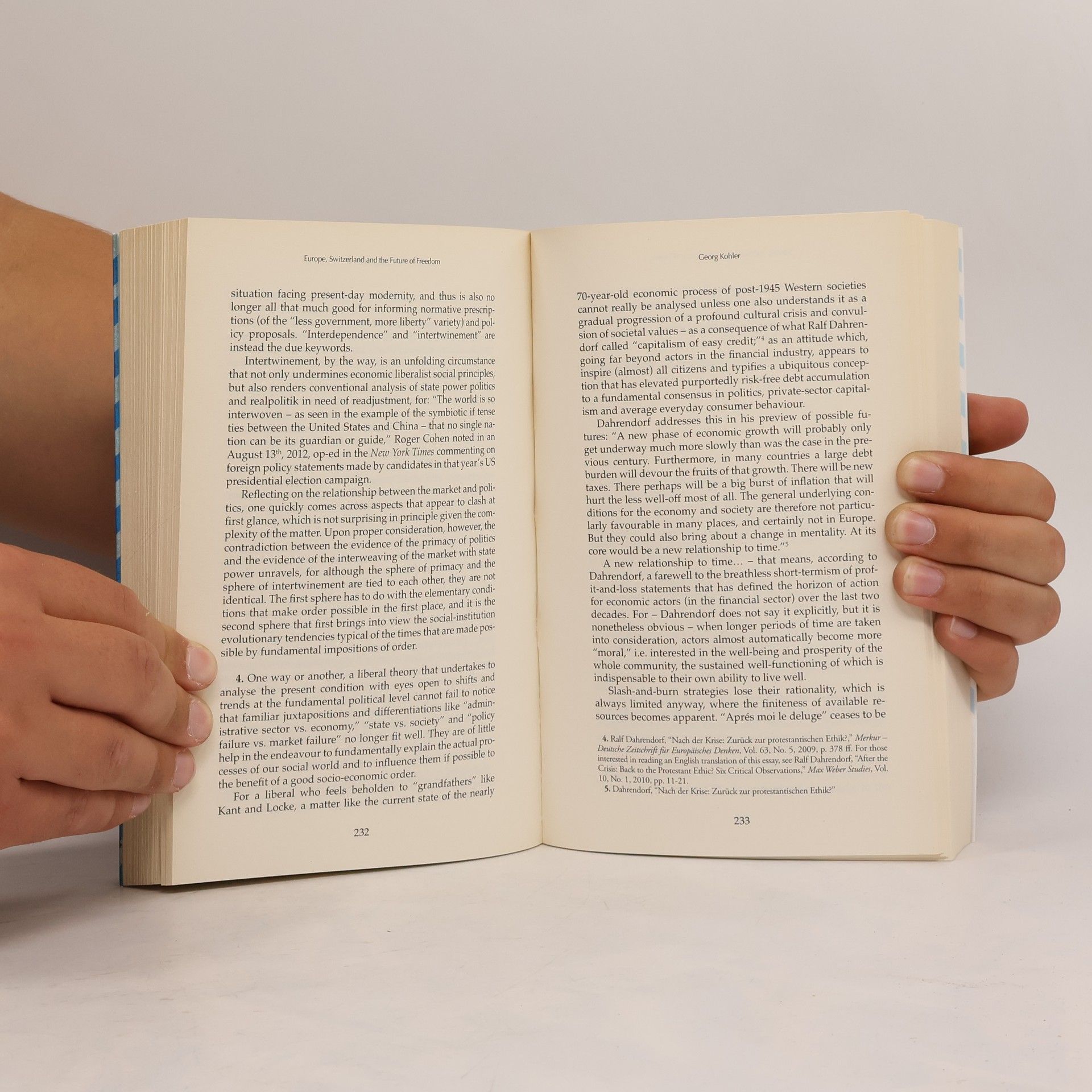 Konrad Hummler Europe, Switzerland and the Future of Freedom. Essays in Honour of Tito Tettamanti