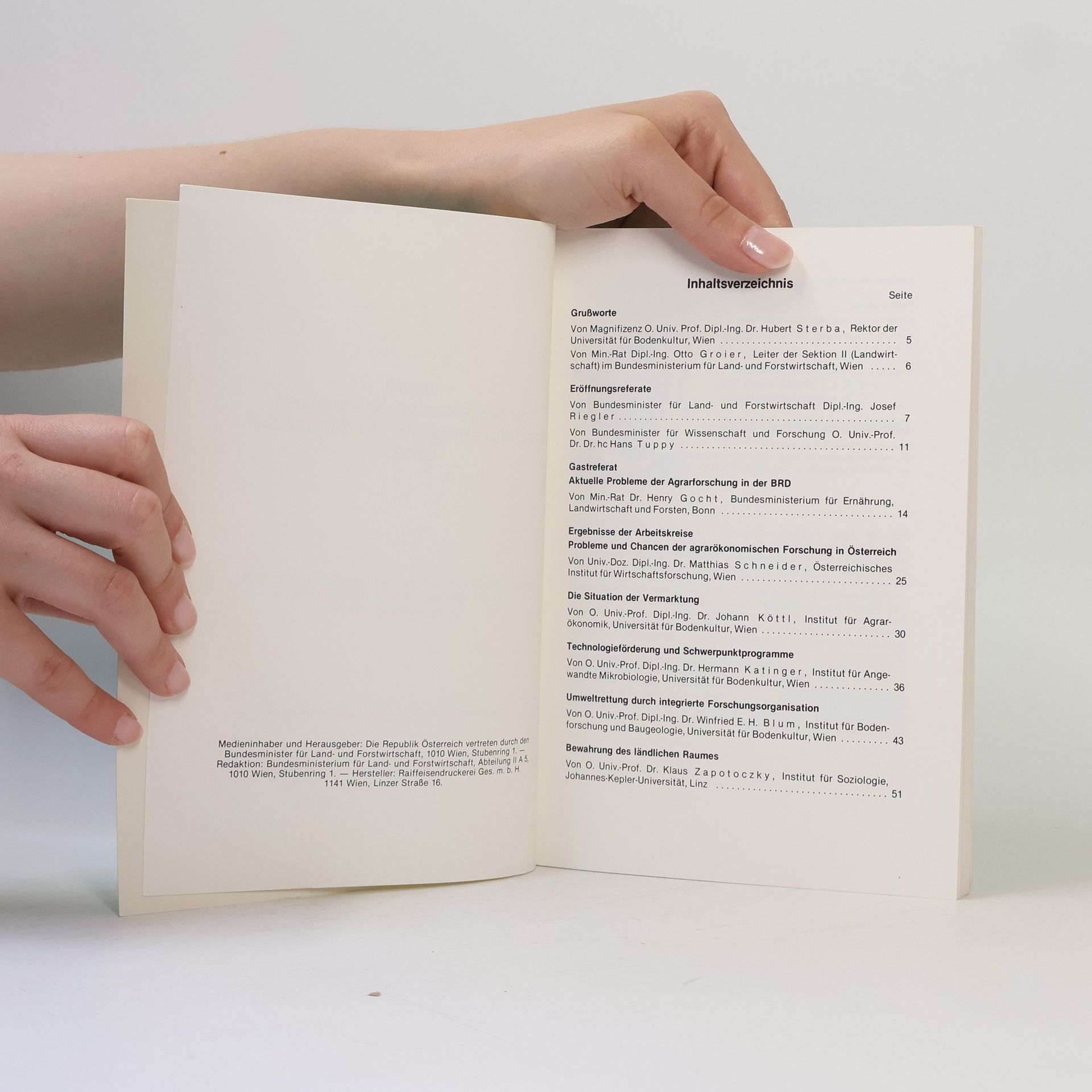 Autorenkollektiv Zukunft der österreichischen Agrarforschung angesichts ökologischer und ökonomischer Grenzen