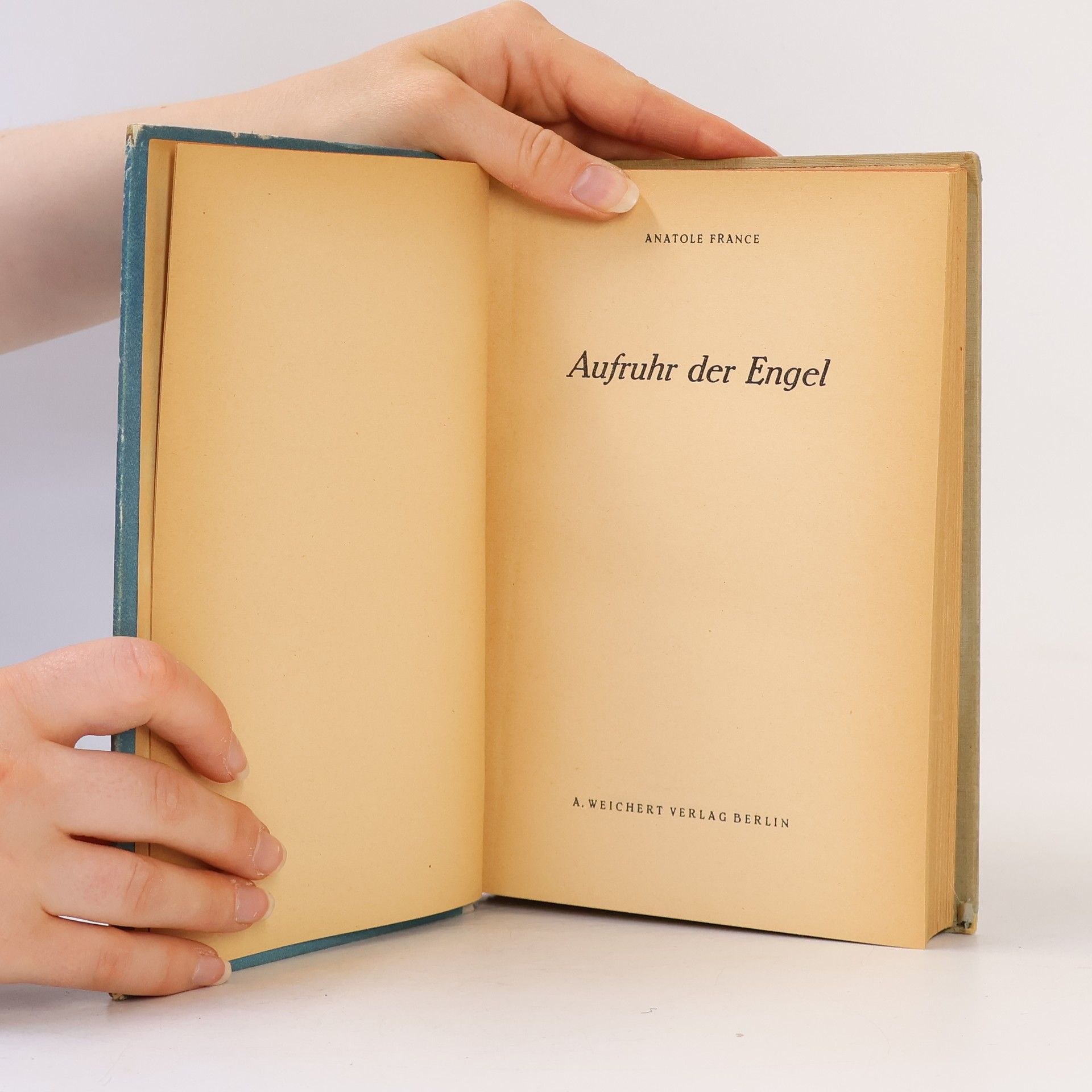 Anatole France Aufruhr der Engel