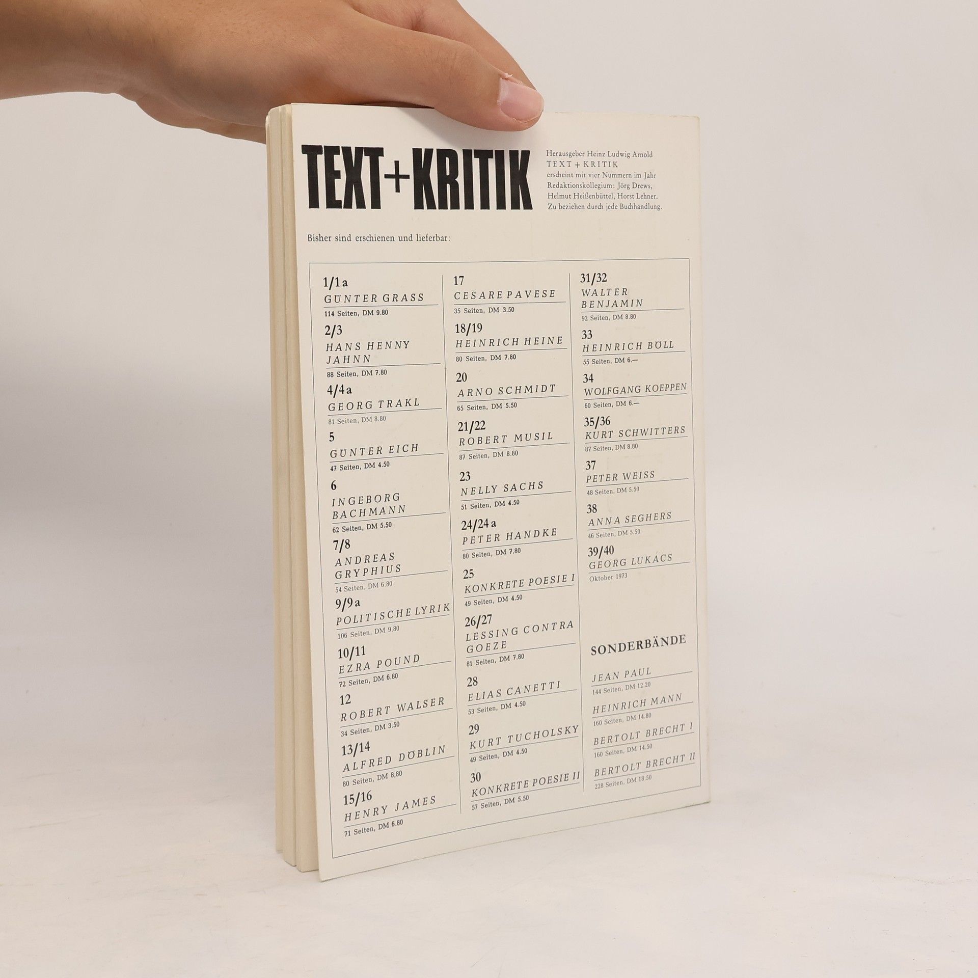 Kolektiv autorů Text + Kritik