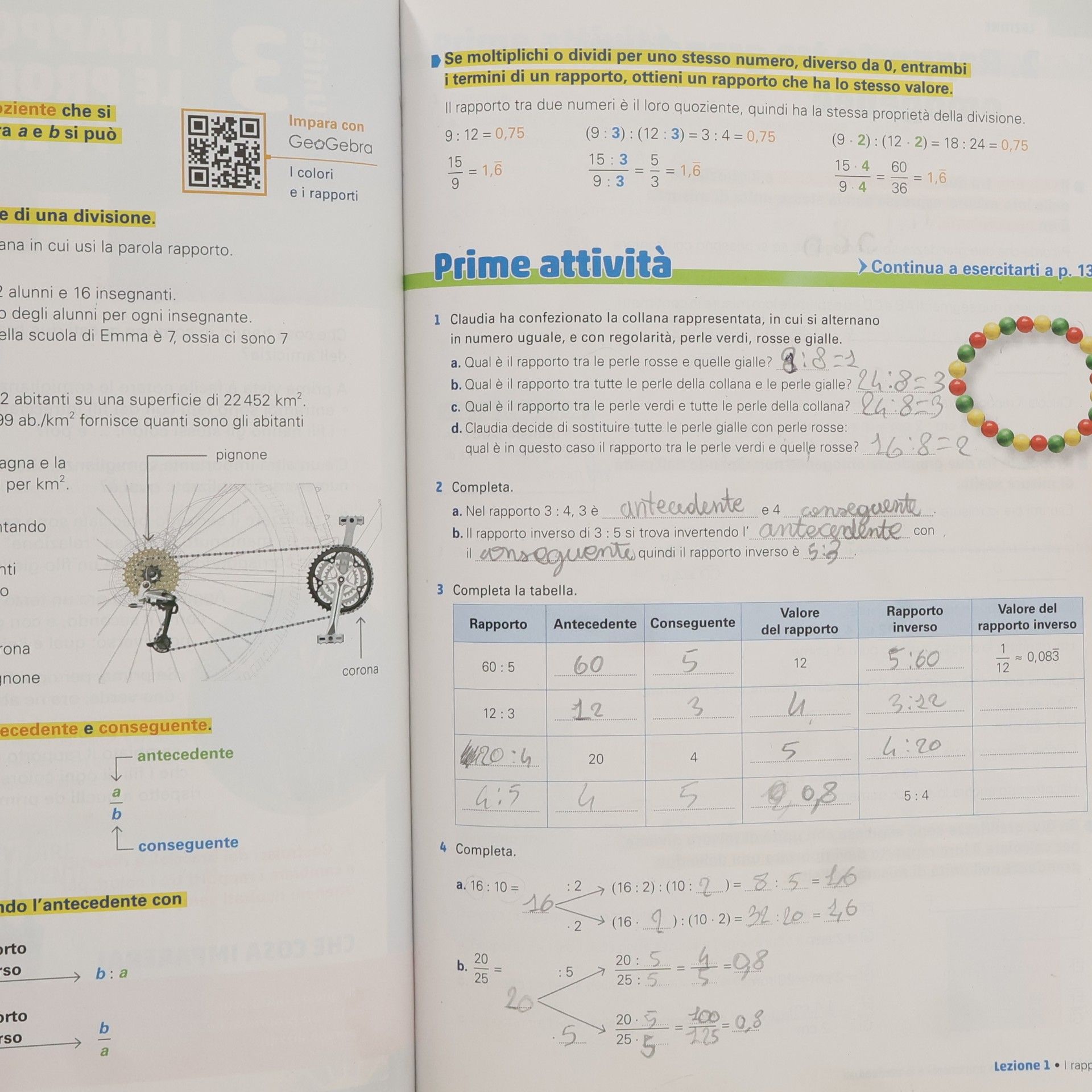 Giulietta Rossi A tutta matematica! Per la scuola media. Con e-book. Con espansione online. Aritmetica. Geometria