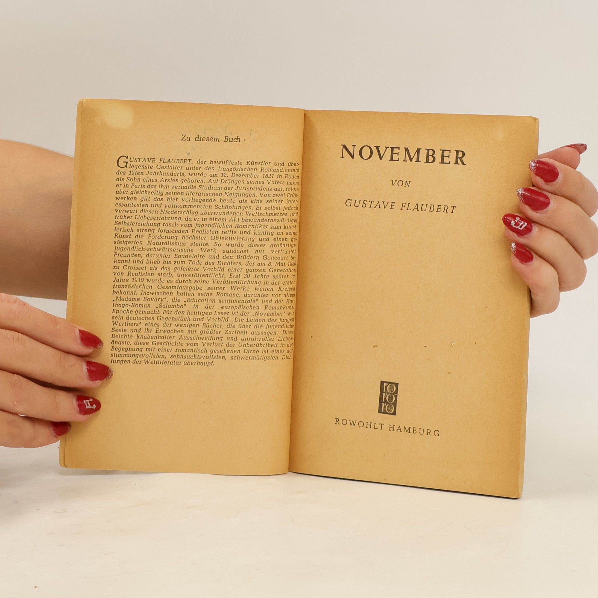 Gustave Flaubert November
