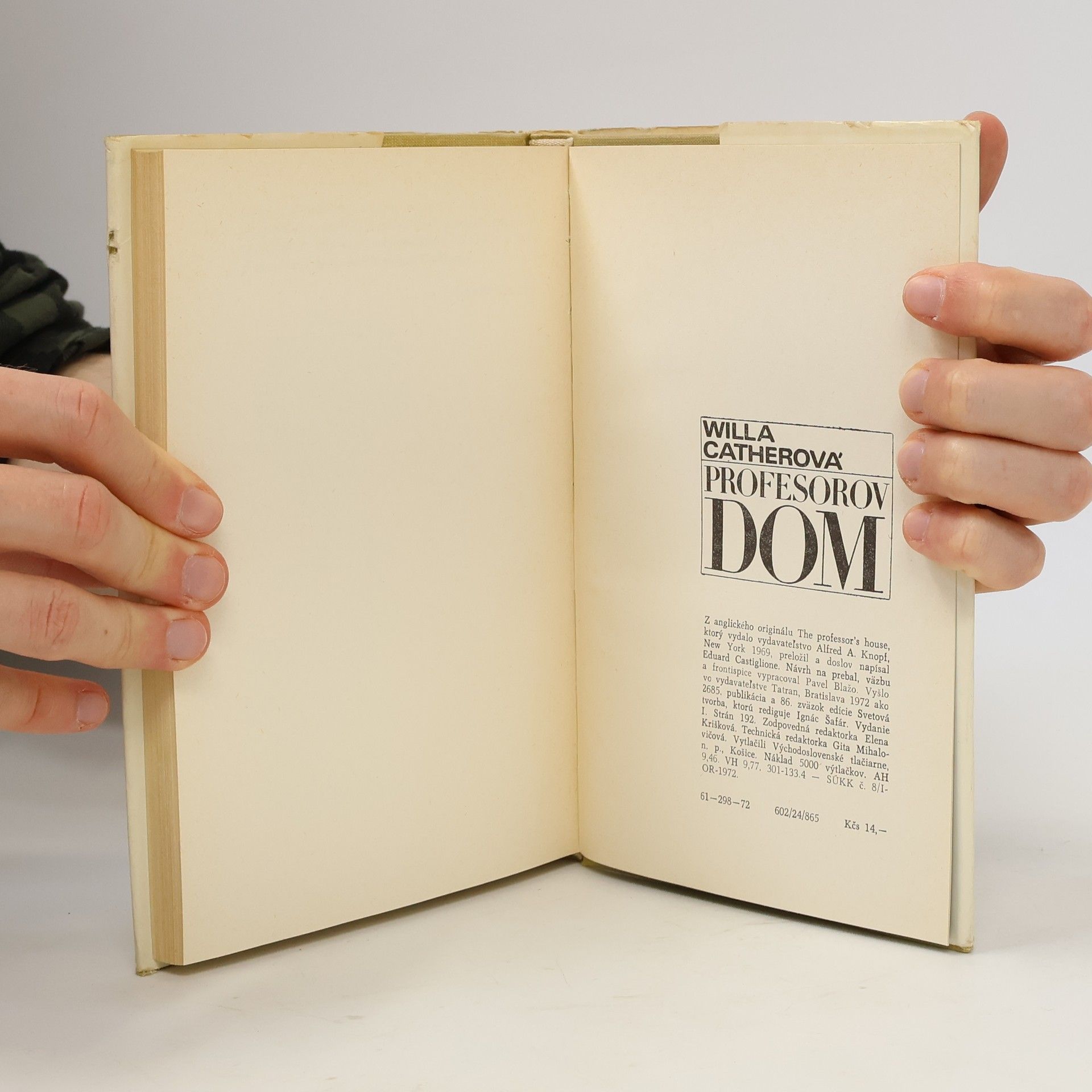 Willa Cather Profesorov dom
