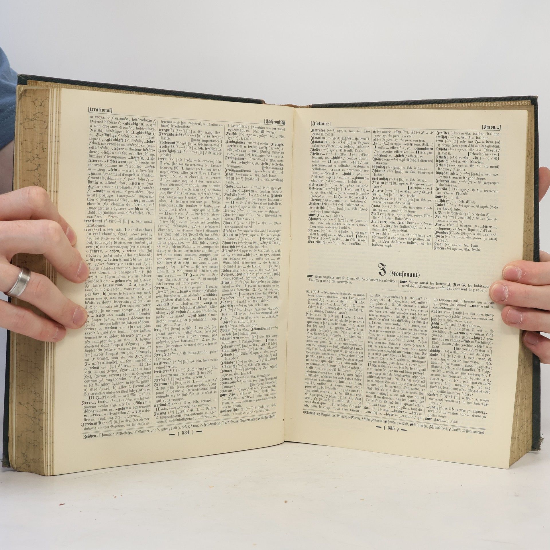 Karl Sachs Sachs-Villatte enzyklopädisches französisch-deutsches und deutsch-französisches Wörterbuch.