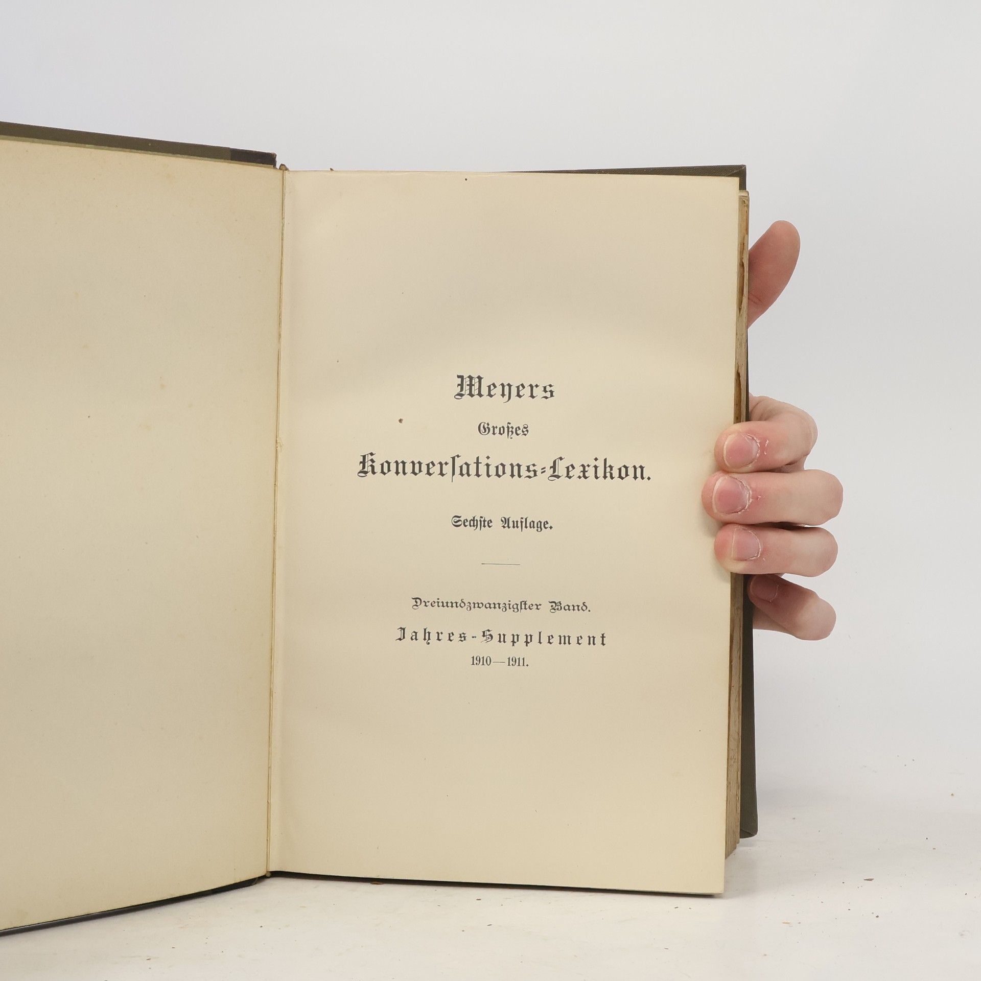 AA.VV. Meyers Großes Konversations-Lexikon 23 (Jahres-Supplement 1910-1911)