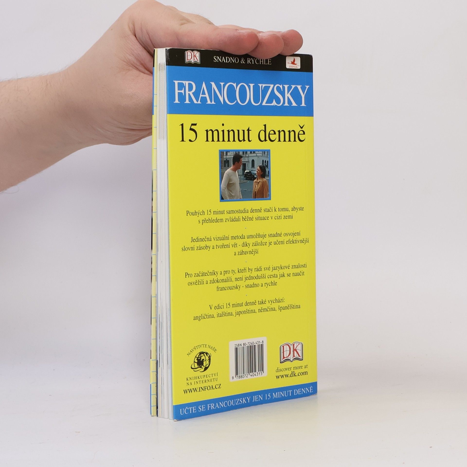 Caroline Lemoine Francouzsky 15 minut denně : učte se francouzsky jen 15 minut denně