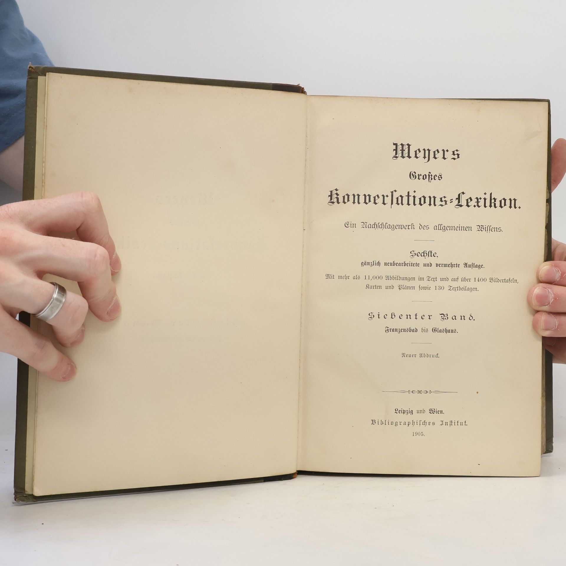 Collectif d'auteurs Meyers Grosses Konversations-Lexikon 7: Franzensbad bis Glashaus
