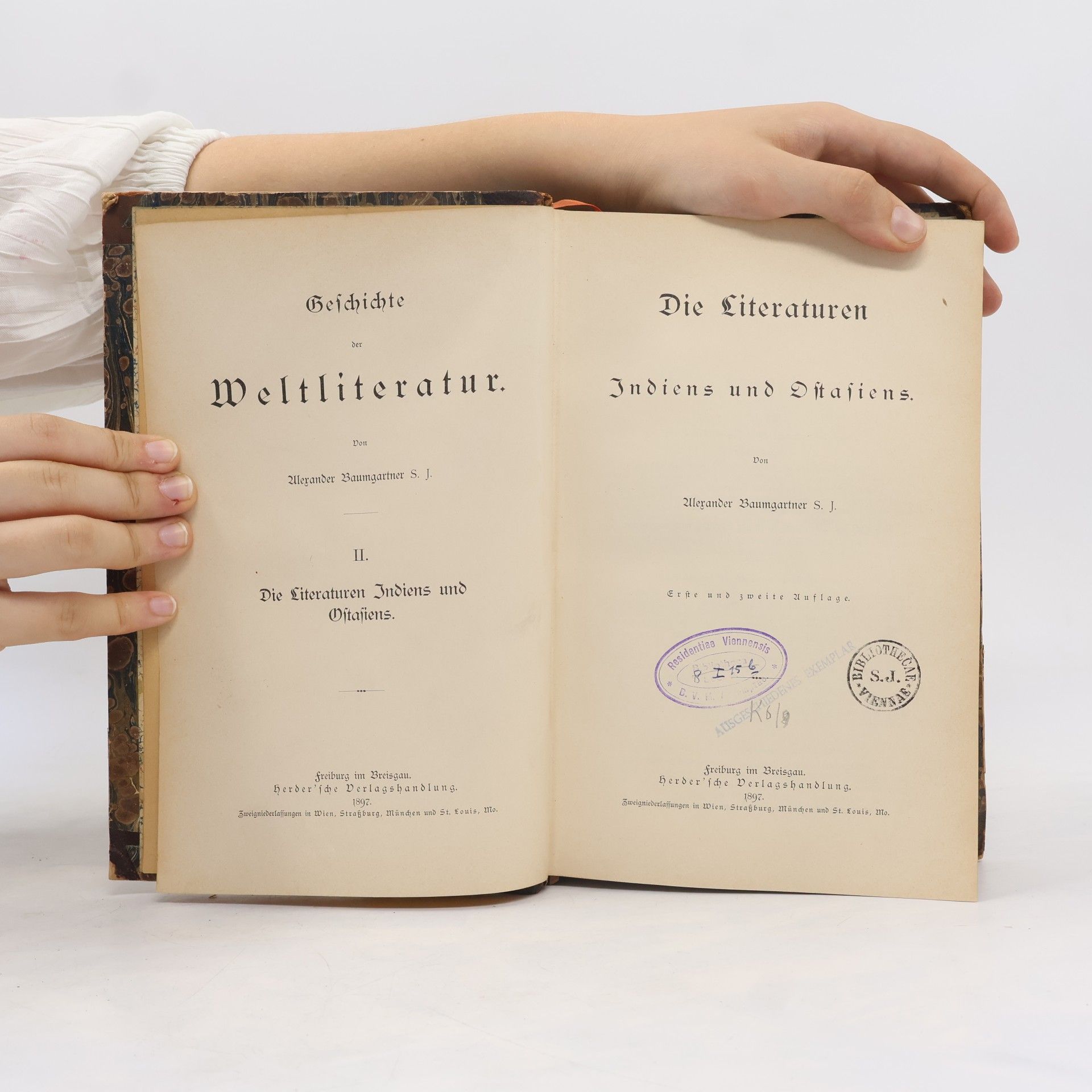 Alexander Baumgartner Die Literaturen Indiens und Ostasiens