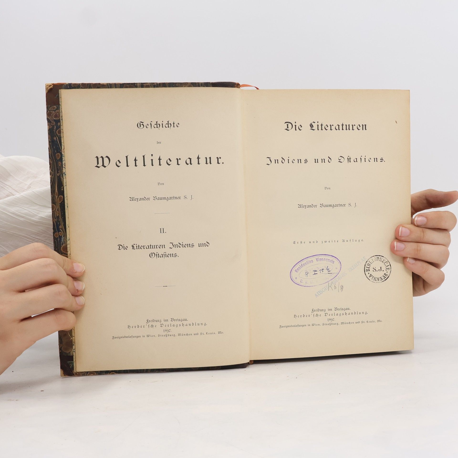 Alexander Baumgartner Die Literaturen Indiens und Ostasiens