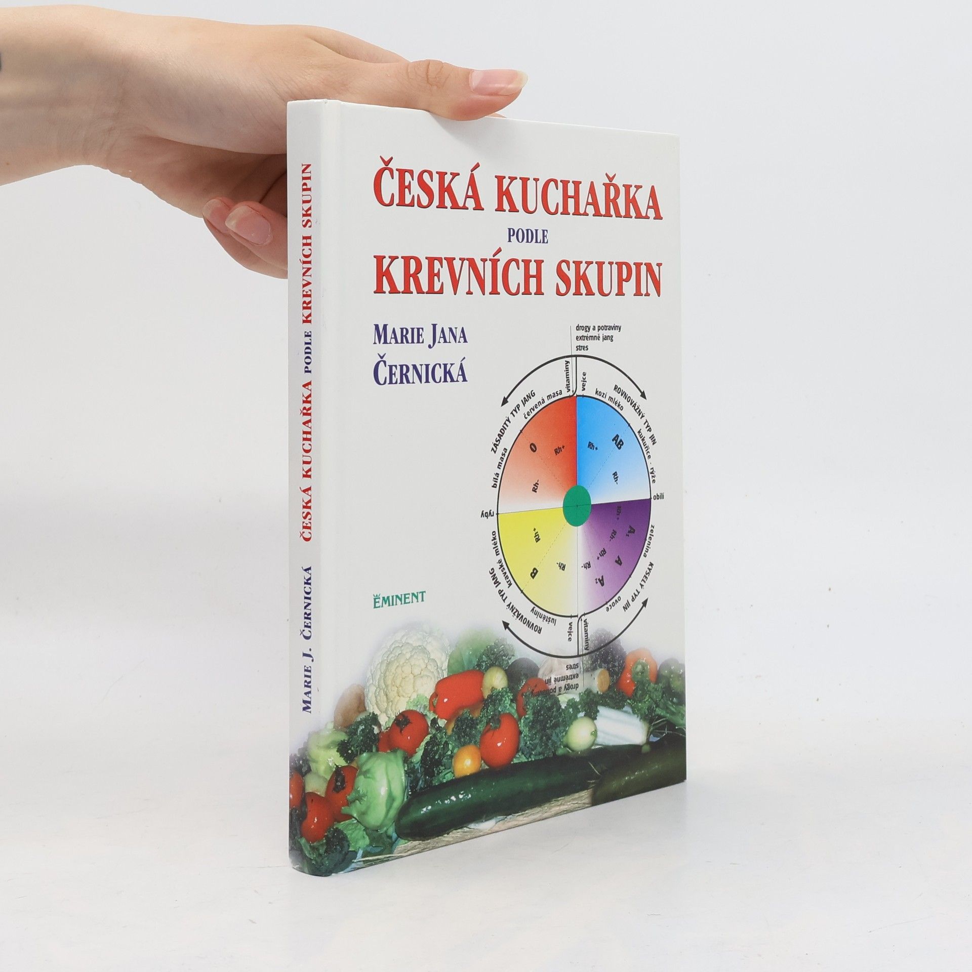 Marie Jana Černická Česká kuchařka podle krevních skupin