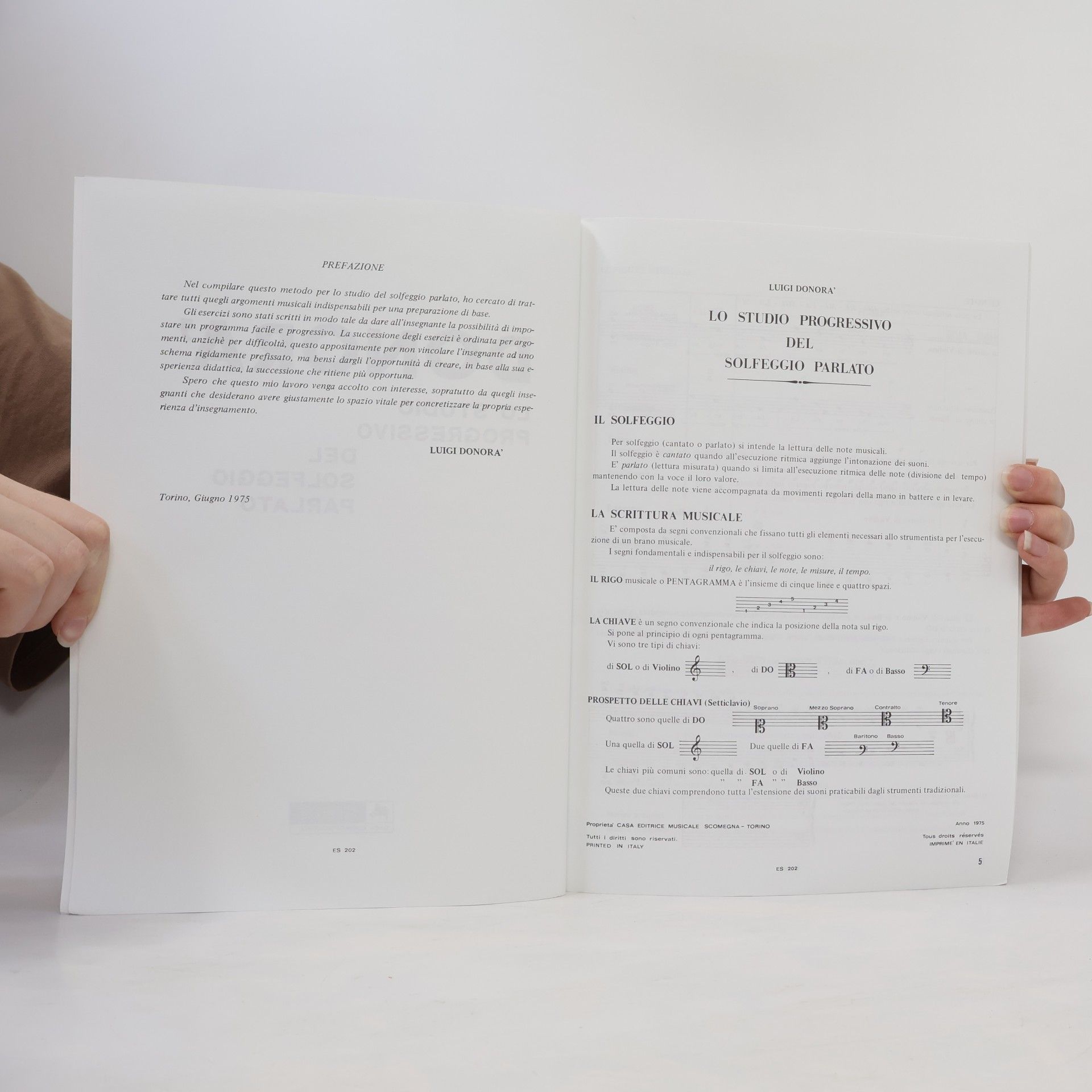 Luigi Donora Lo studio progressivo del solfeggio parlato