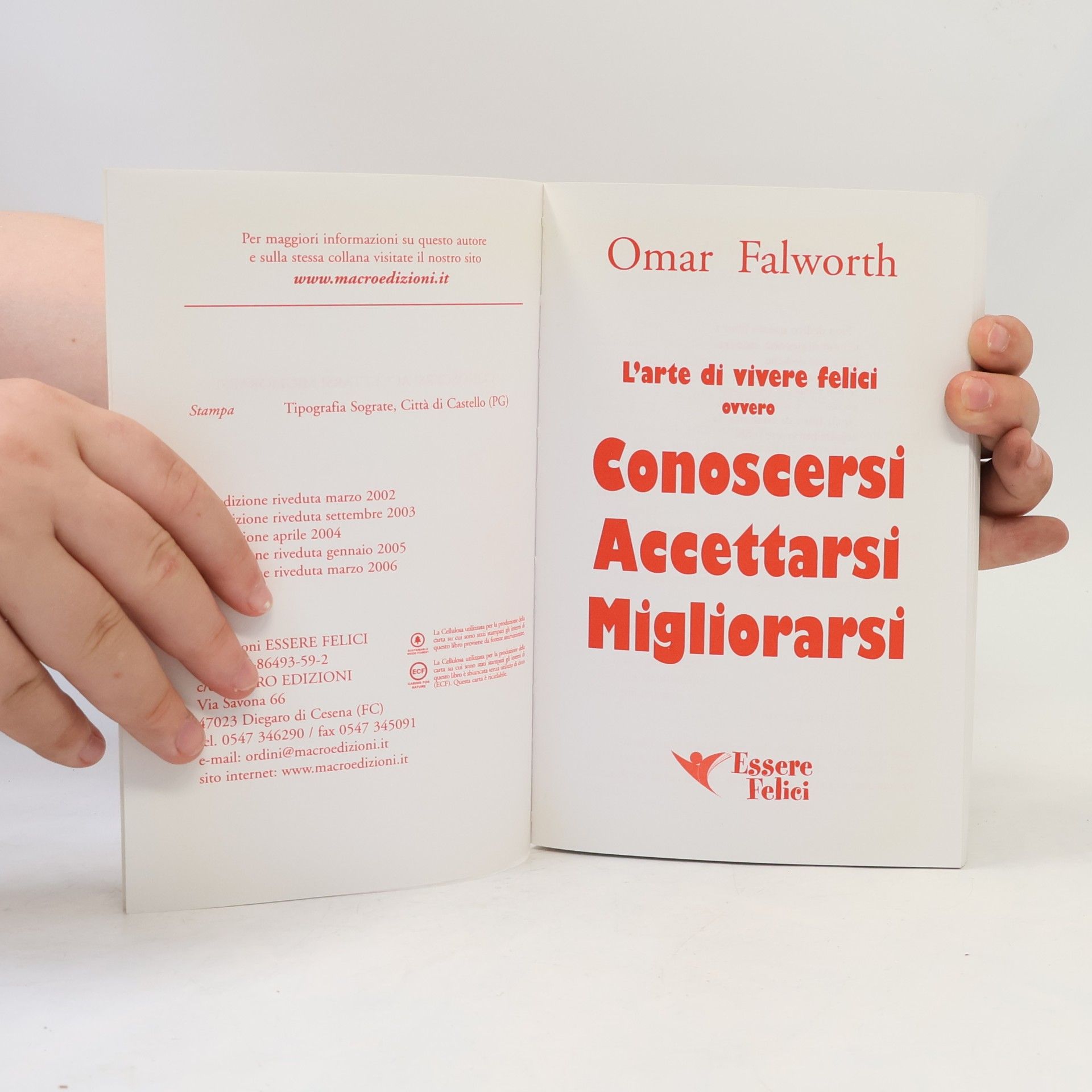 Omar Falworth Conoscersi accettarsi migliorarsi