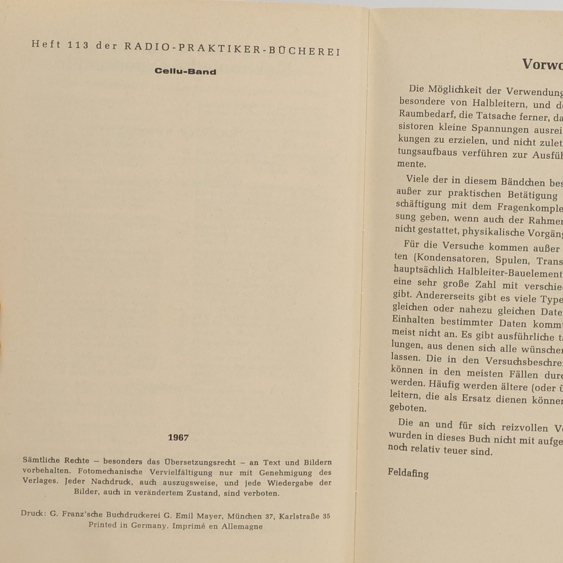 Gustav Büscher Elektronische Experimente