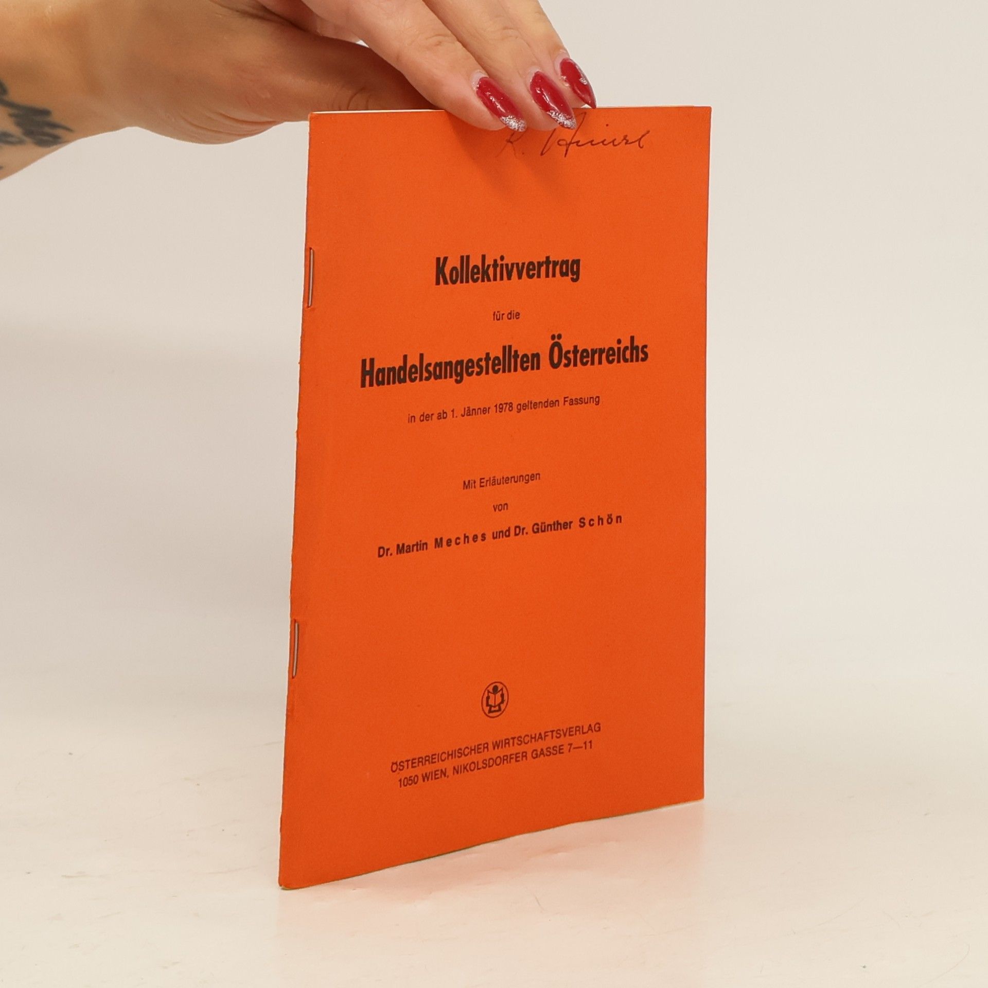 Autorenkollektiv Kollektivvertrag für die Handelsangestellten Österreichs