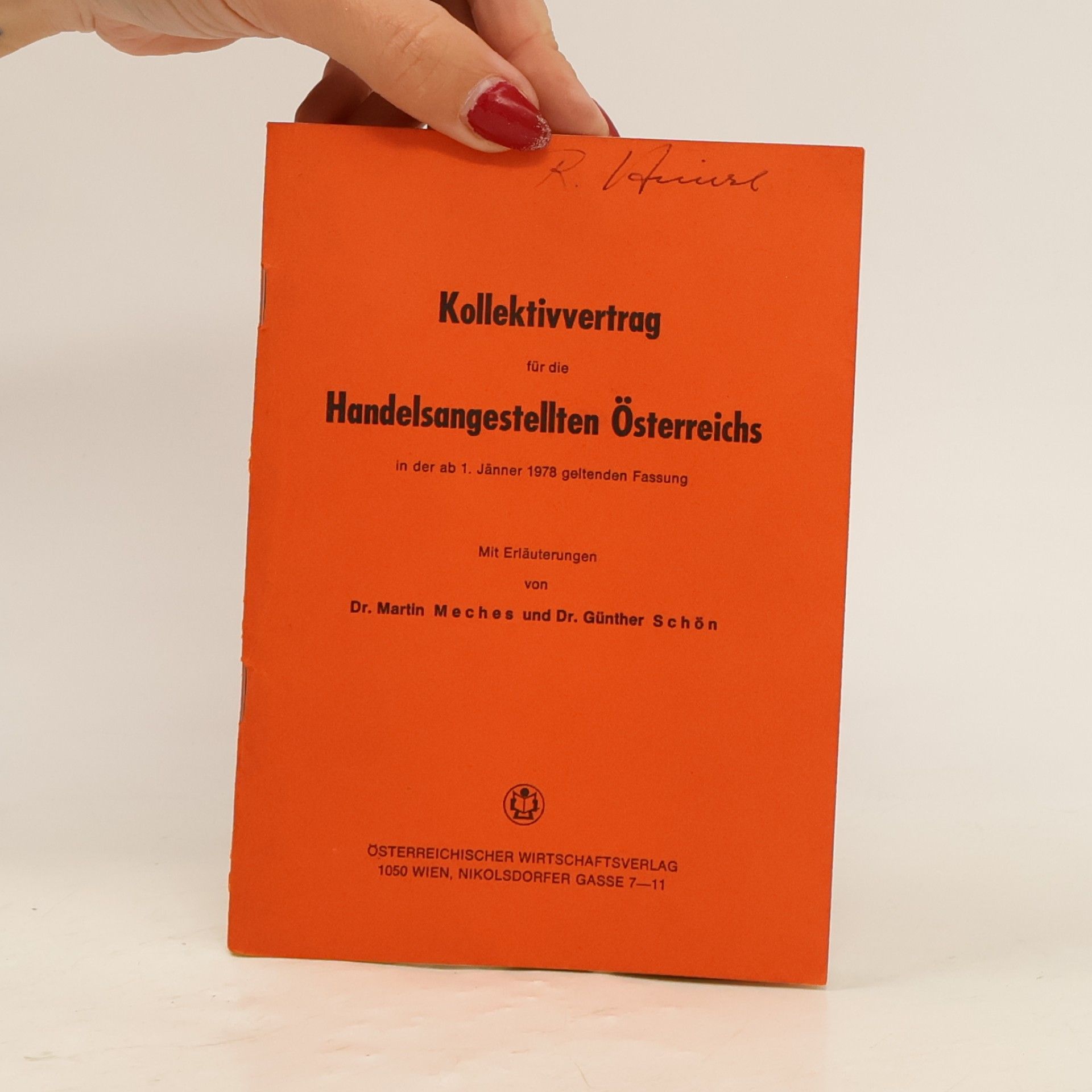 Autorenkollektiv Kollektivvertrag für die Handelsangestellten Österreichs