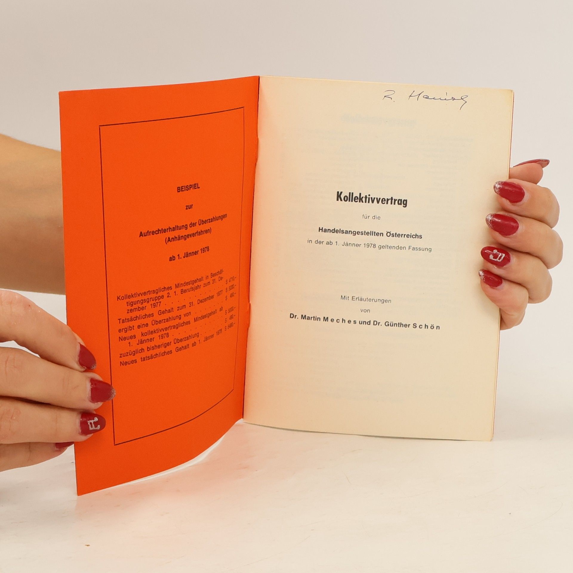 Autorenkollektiv Kollektivvertrag für die Handelsangestellten Österreichs