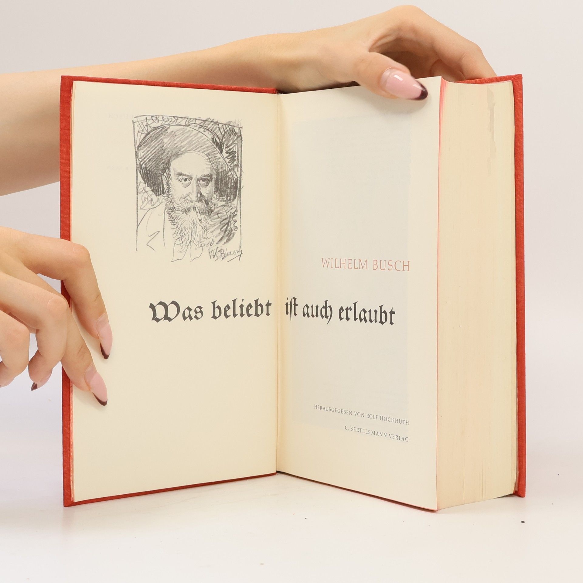Wilhelm Busch Was beliebt ist auch erlaubt