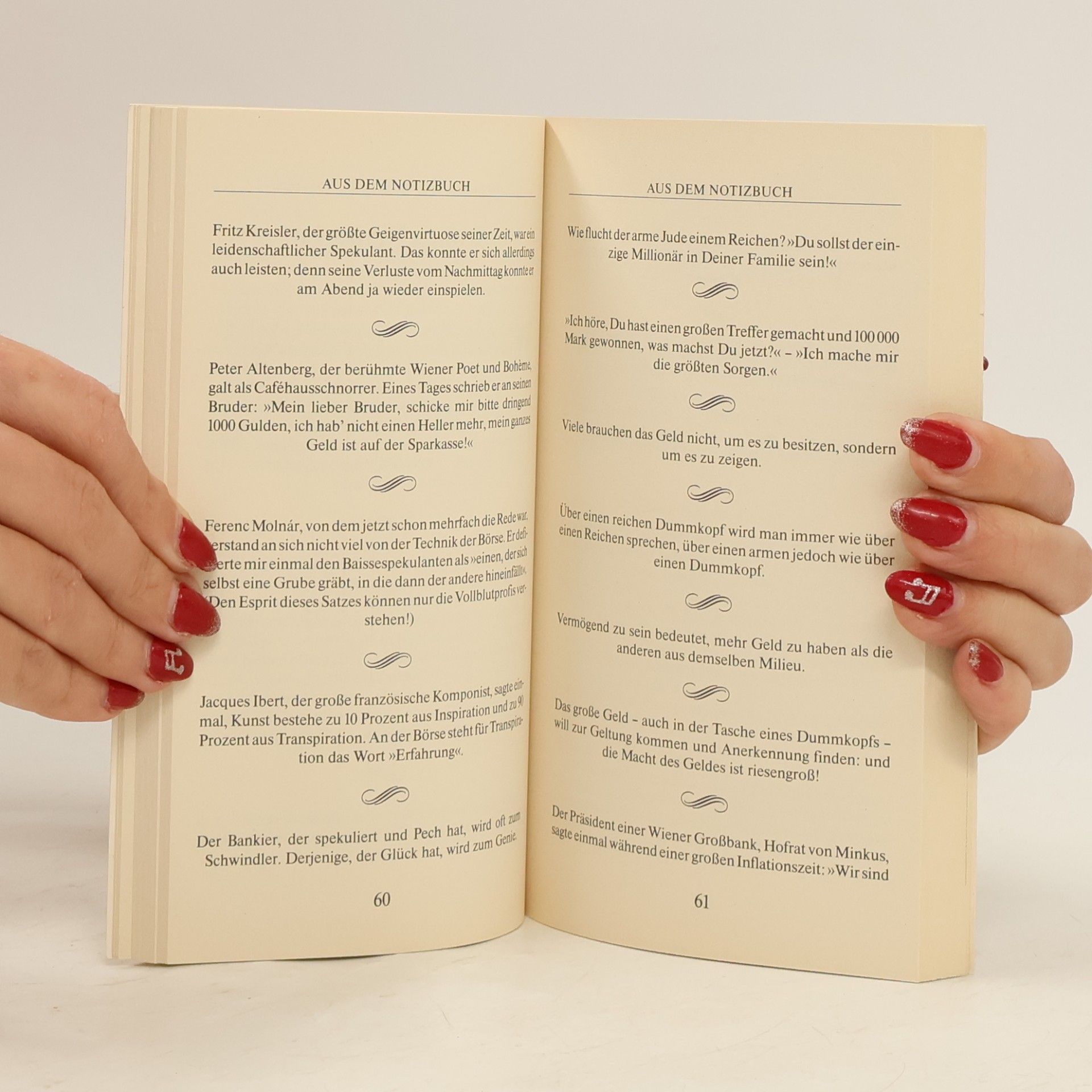 André Kostolany Kostolanys Notizbuch