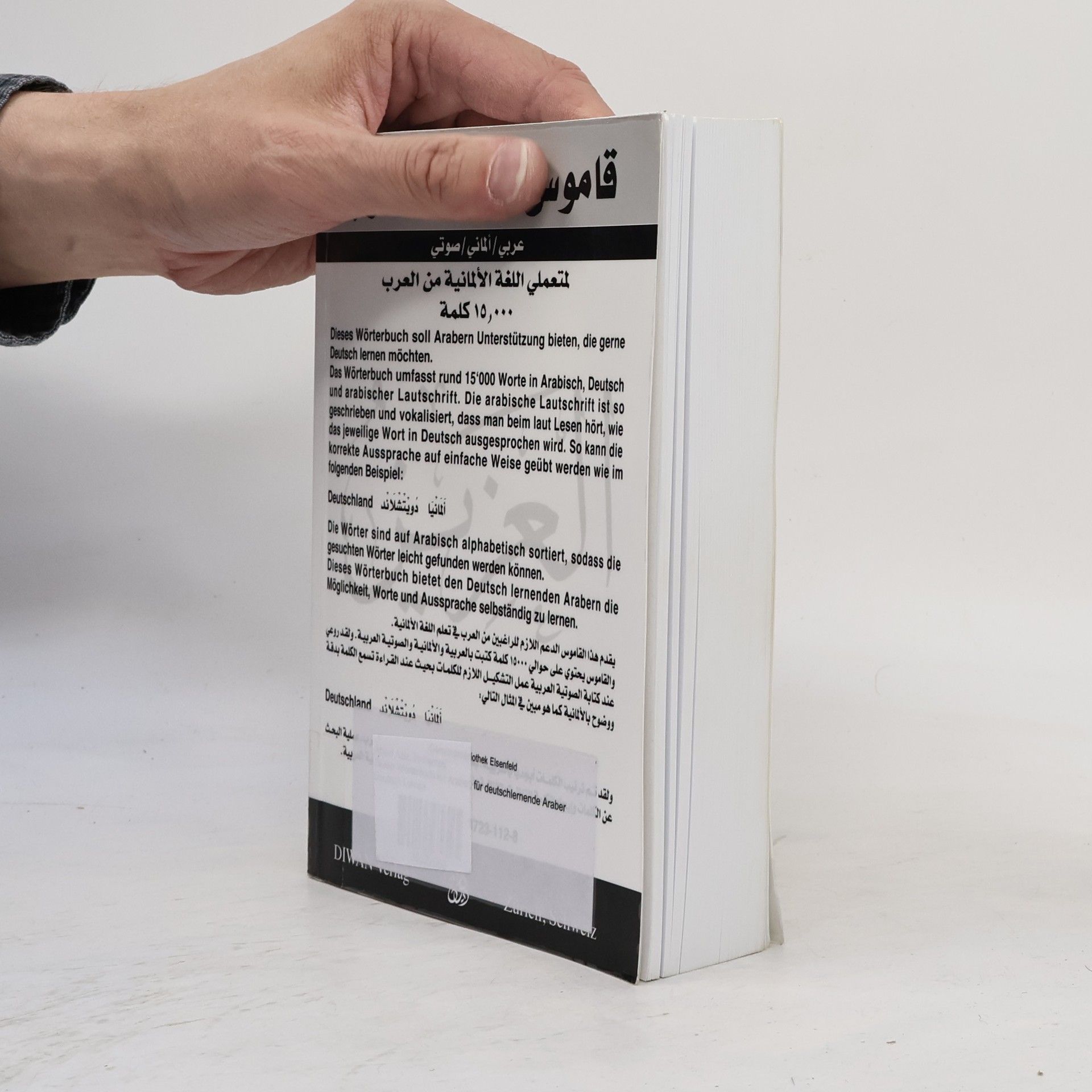 Mohamed Abdel Aziz Diwan Wörterbuch für Araber für deutschlernende Araber