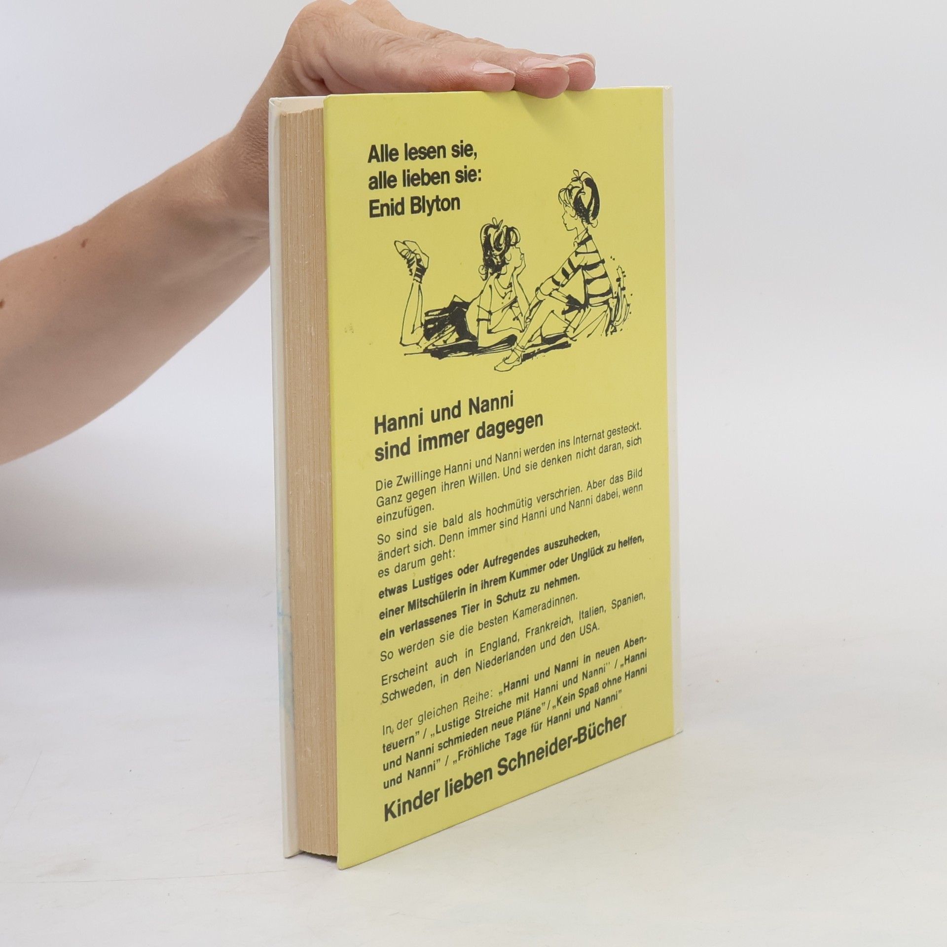 Enid Blyton Hanni und Nanni sind immer dagegen