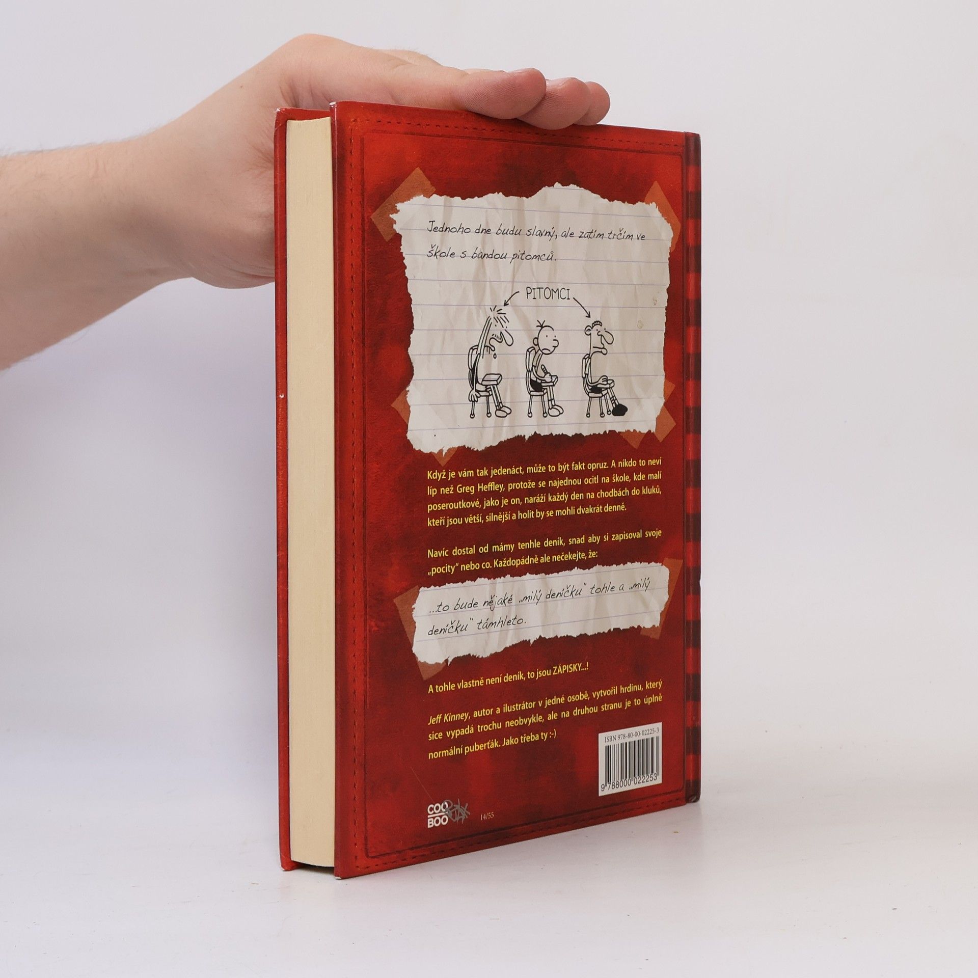 Jeff Kinney Deník malého poseroutky 1
