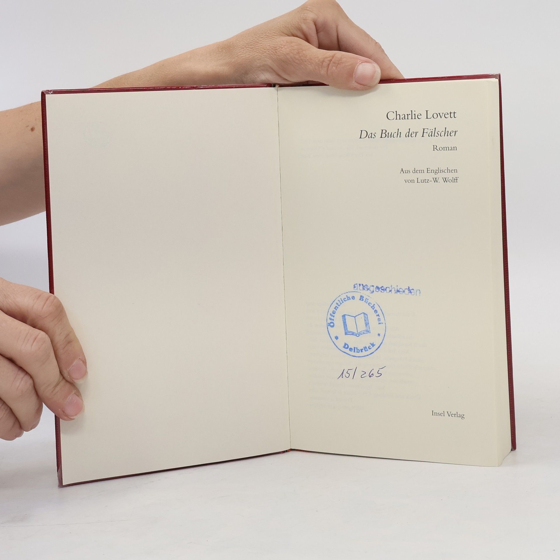Charlie Lovett Das Buch der Fälscher