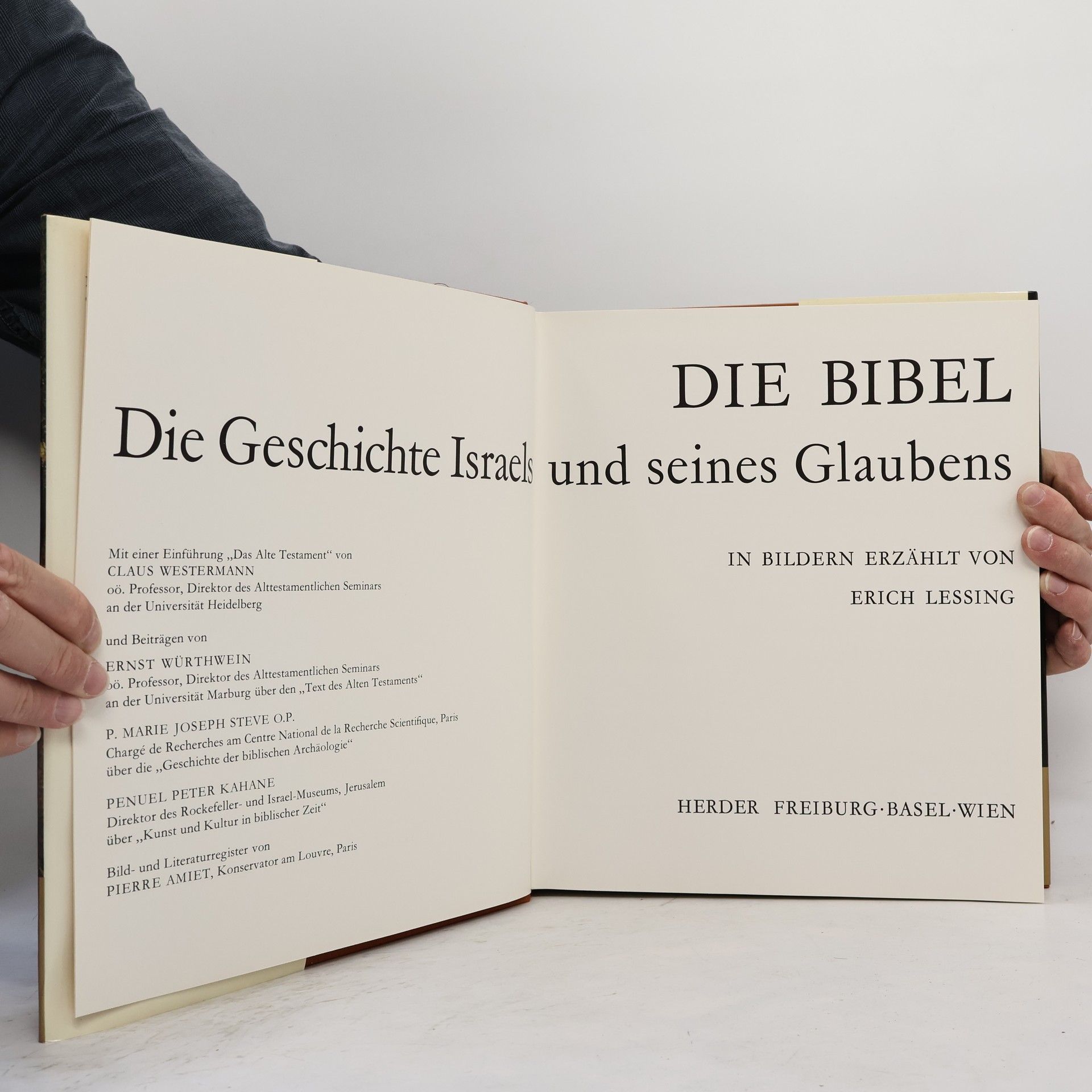 Erich Lessing Vérité et poésie de la Bible